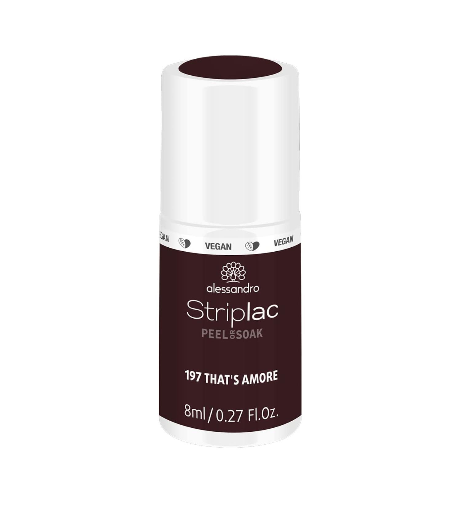 Alessandro Striplac UV Nail Polish - Amore | Gentle Long-lasting Peel-off Vegan - 8 ml - Buy Online on GoSupps.com