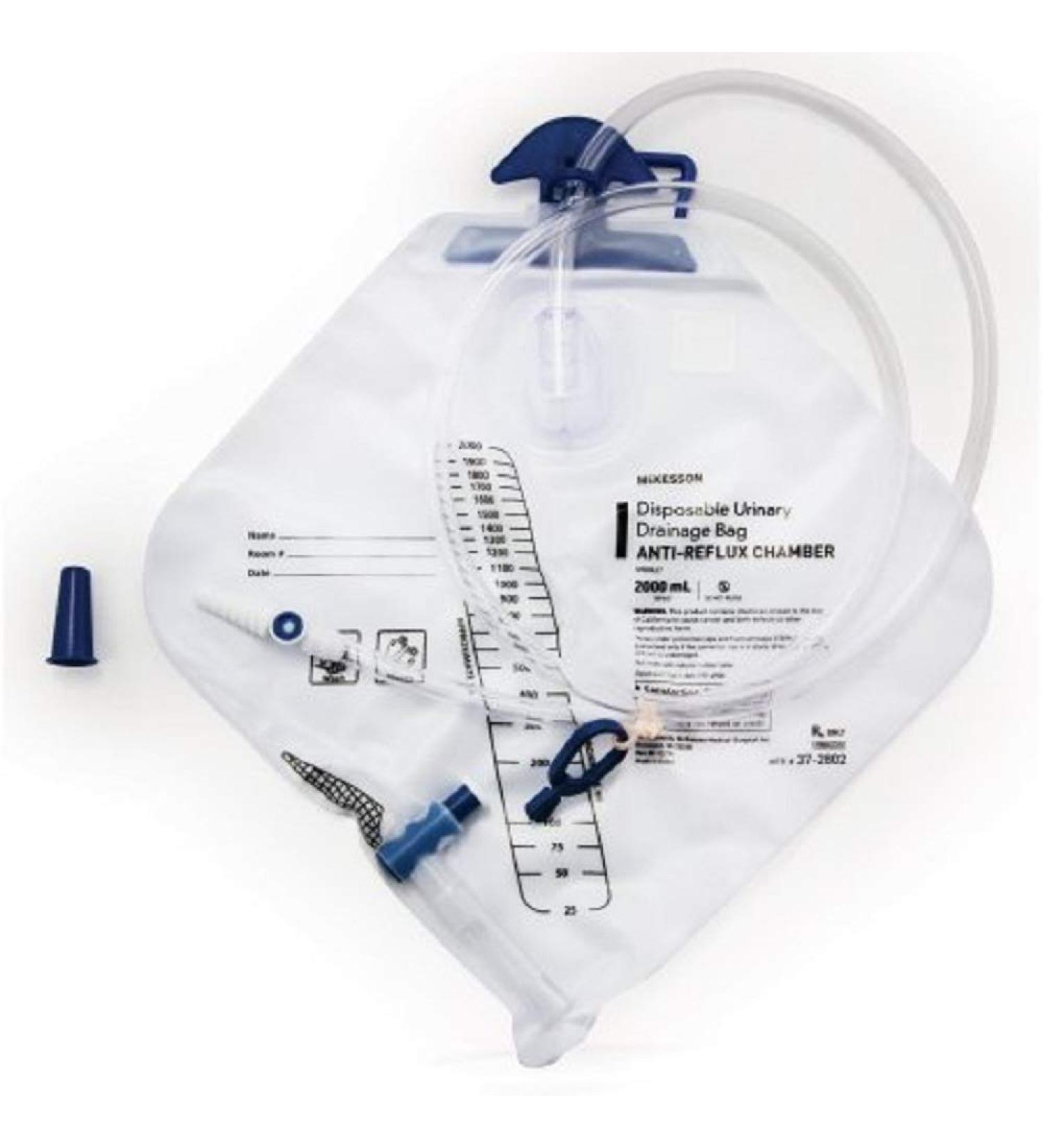 Medi-Pak Performance Urinary Drainage Bag with Anti-Reflux Chamber - 20 Each / Case