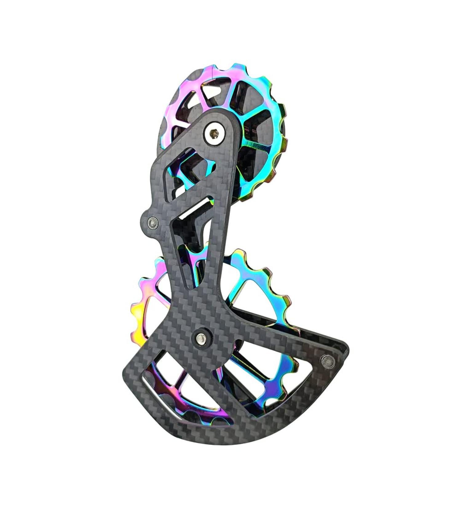 Bibike Carbon Fiber Derailleur Pulley Wheel System - Shimano R8000 R8050 R9100 R9150 Compatible - Ceramic Bearing Aluminum Pulley - Upgrade for 5800 6800 6870 9000 9070 7900 6700 - Buy Online on GoSupps.com