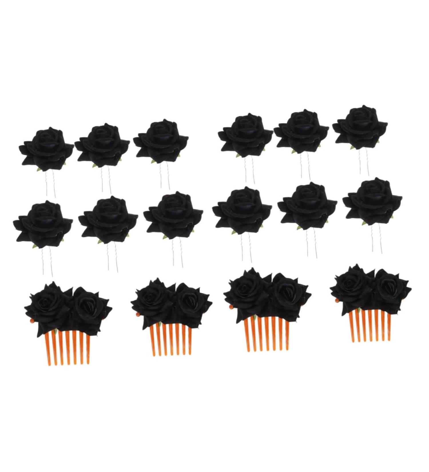 FOMIYES 2 Sets Rose Hair Clip Rose Hairpin for Women Wedding Flower Hair Accessories Floral Hair Clip Wedding Hair Comb Flower for Hair Bridal Bride Flower Girl Iron Artificial Flower - Buy Online on GoSupps.com