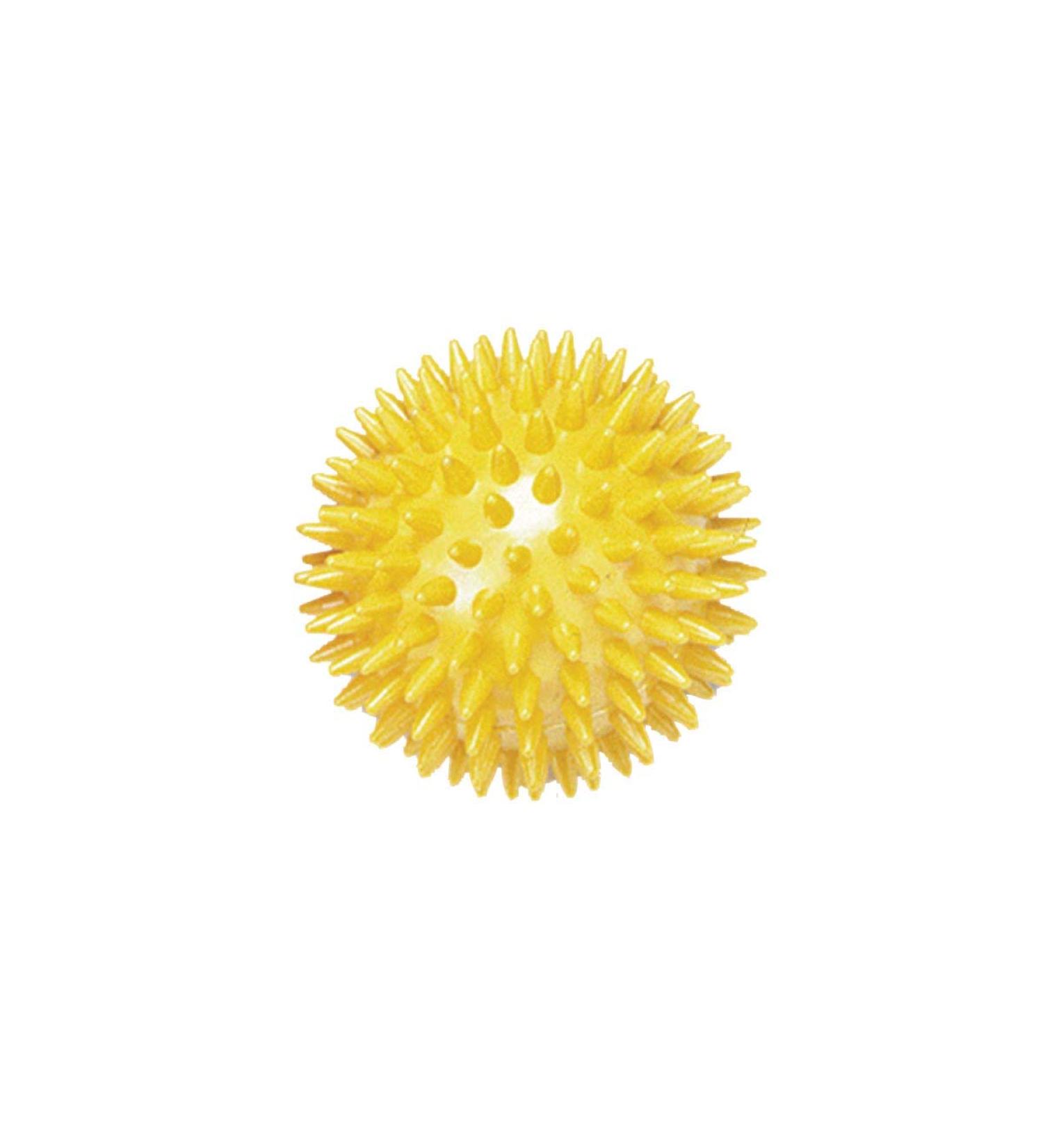 CanDo massage ball hedgehog ball knobbly ball diameter 15 cm yellow 1 piece 1 piece 15 cm