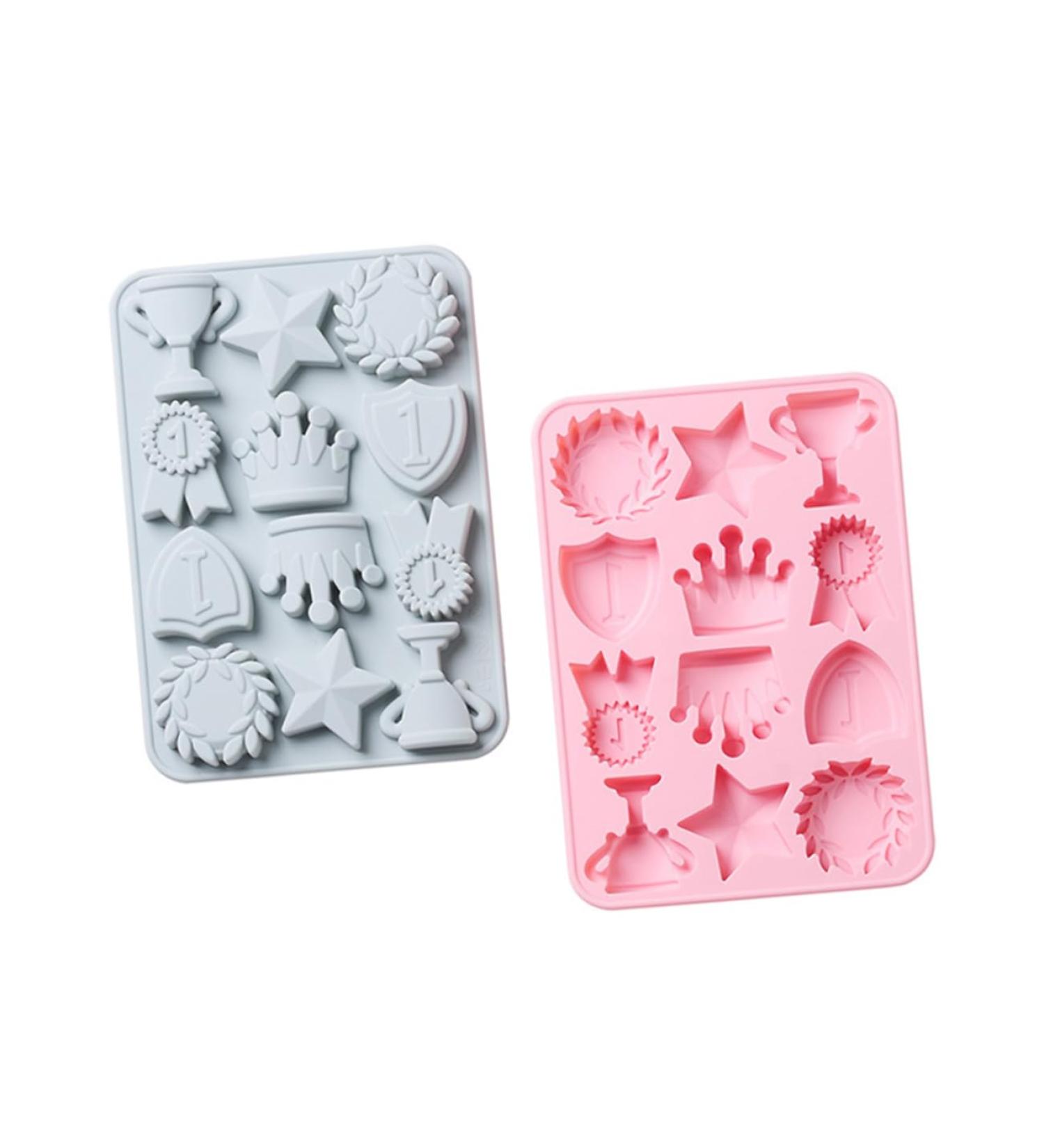 2pcs Silicone Mold Holiday Cake Dessert Mold Silicone Fondant Resin Moulds Silicone Soup Making Mold Holiday Baking Mold Silicone Mint Molds Jelly Mold Trophy Silica Gel Fudge - Buy Online on GoSupps.com