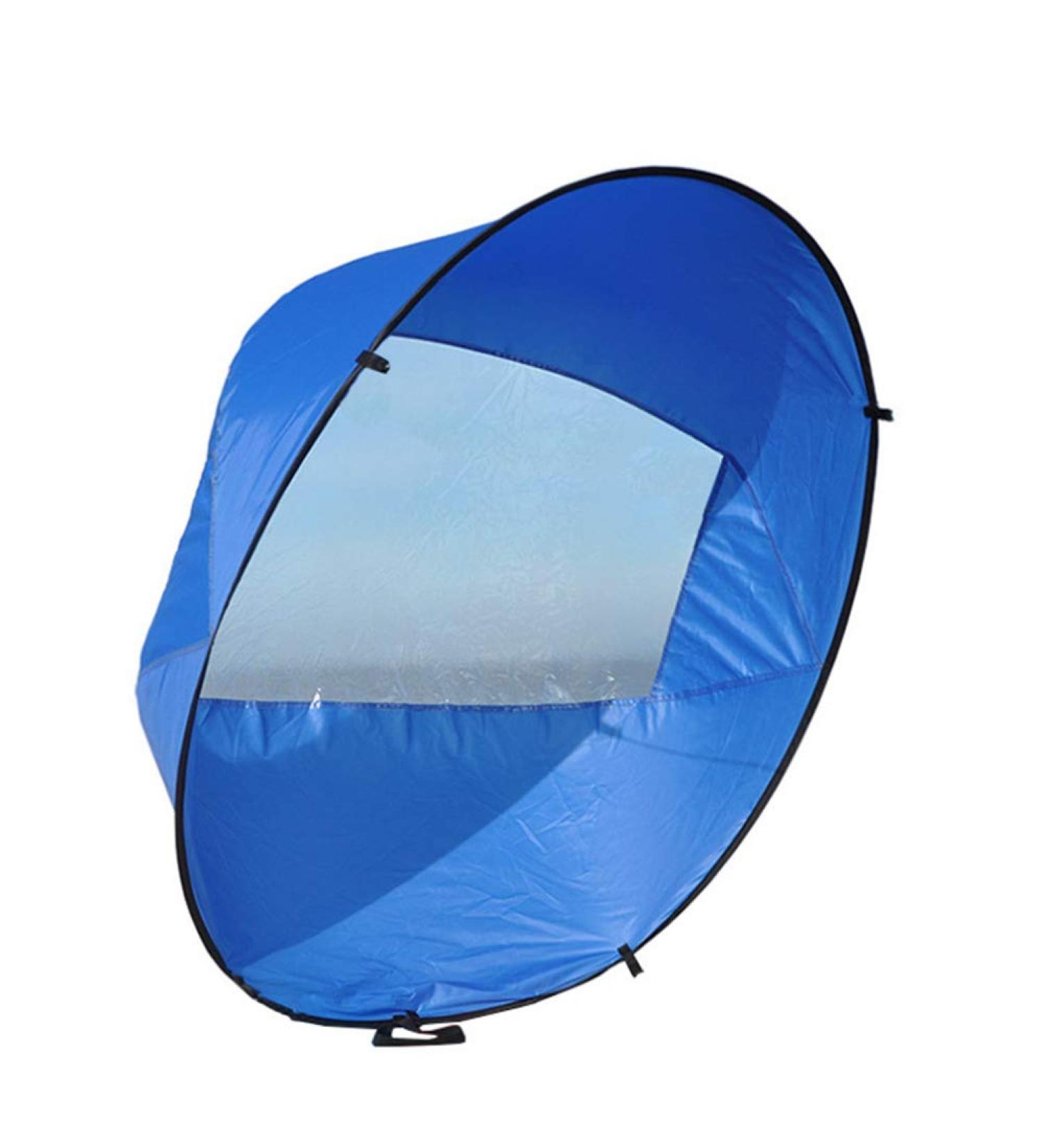 Foldable Kayak Downwind Wind Sail with Clear Window - Instant Sail for Kayaks, Canoes, Inflatables - Blue - Buy Online on GoSupps.com