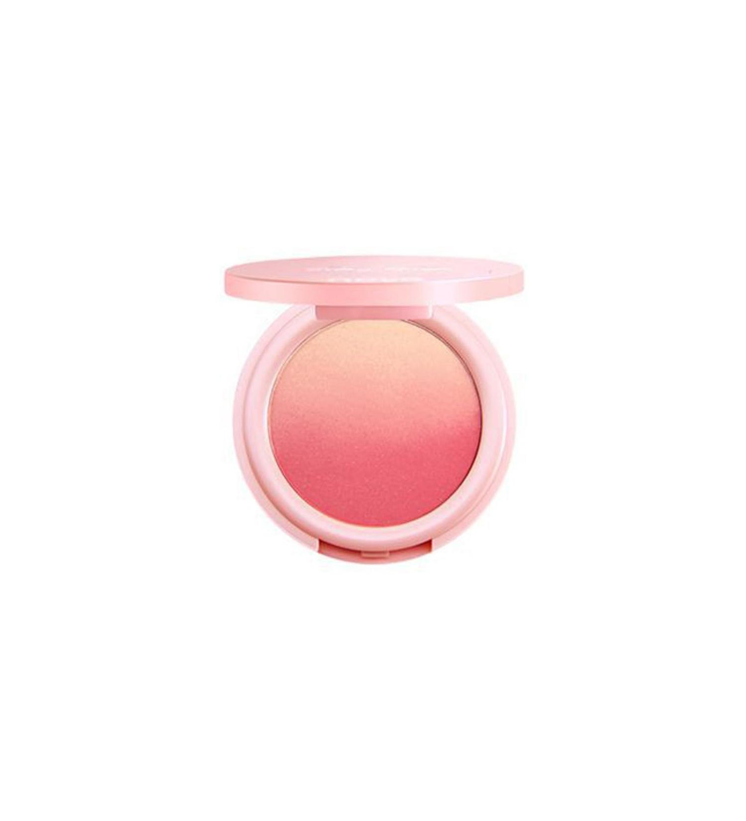  Meidimeijia Soft pink gradient blush Soft and fresh makeup for a flawless glow two-tone blush for a soft pink look 5.5 g (2# Desire Colorful Sunshine) - Buy Online on GoSupps.com