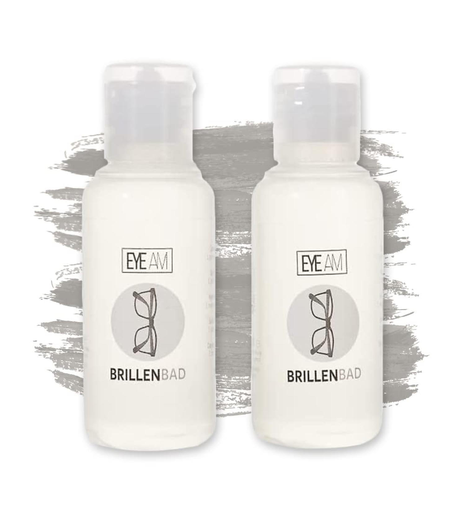 EyeAm 2 x 50ml Special Cleaner | Perfect for Shaking Bath & Glasses Bath | Optimal Glass Cleaning Solution - Buy Online on GoSupps.com