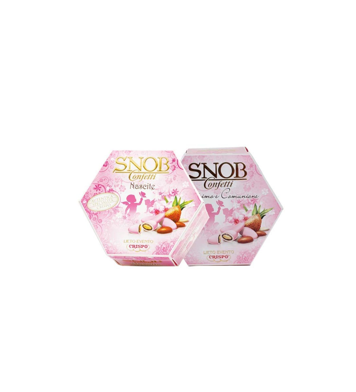 cri-spo Snob Lieto Event Confetti 1kg (2 conf) Individually Wrapped (Pink)