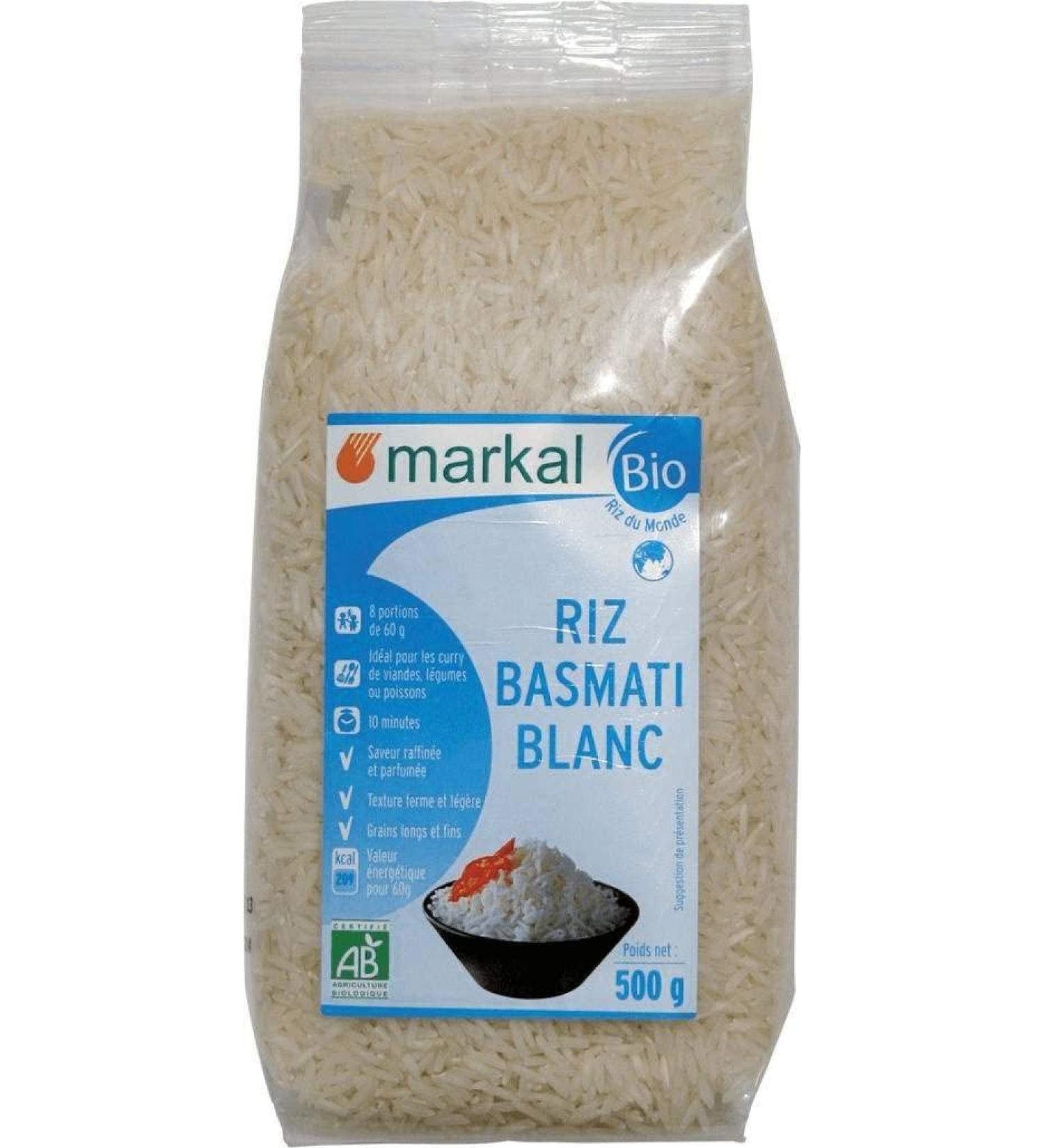 MARKAL White Basmati Rice 500G Organic -