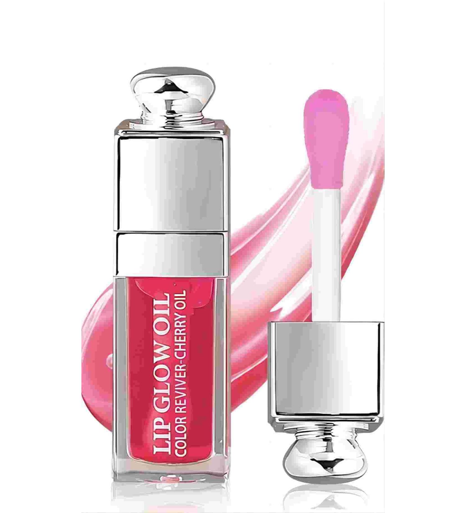 Unyoke Hydrating Lip Glow Oil: Tinted Lip Care Oil for Dry Lips - Non-Sticky Formula with Big Brush Head for Plumping Effects - Glossy Finish - 007 - Buy Online on GoSupps.com