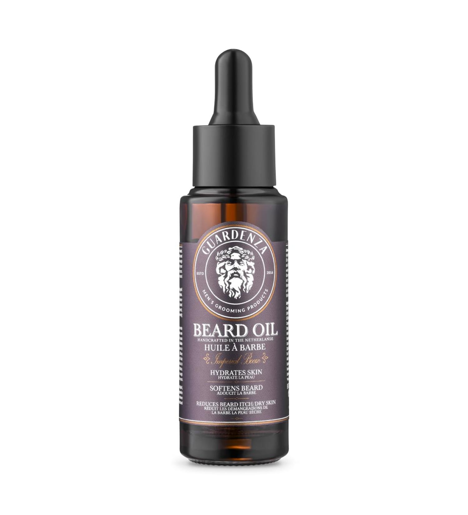 Guardenza Bart Oil - All-Natural 30ml Moisturizer for Softening Skin & Reducing Itch | Imperial Booze - Buy Online on GoSupps.com