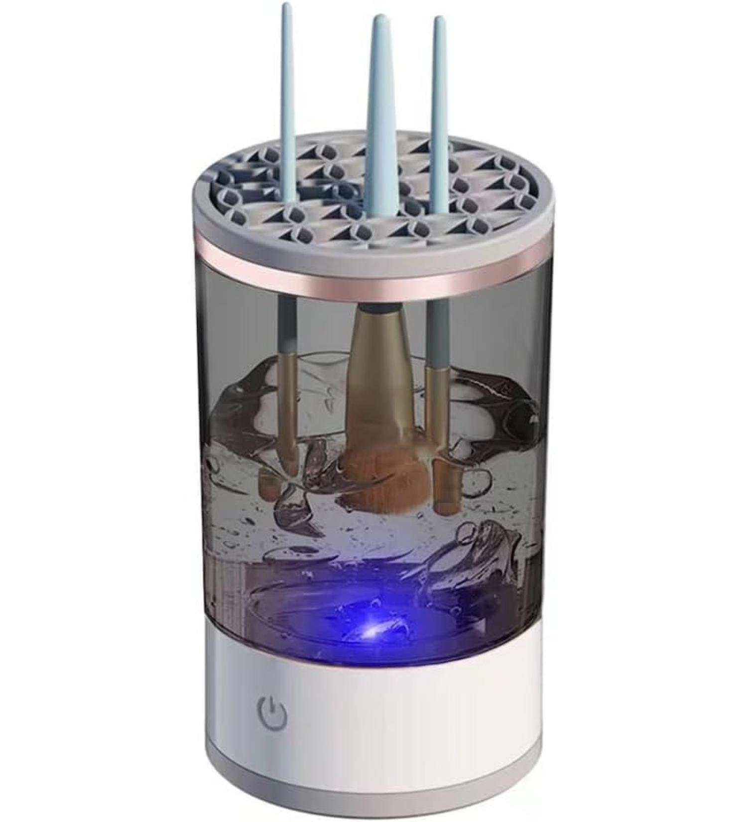 Electric Makeup Brush Cleaner Machine USB Makeup Brush Cleaner Cosmetic Brush Cleaner Automatic Spinning Makeup Brush Cleaner Fit for All Size Makeup Brush - Buy Online on GoSupps.com