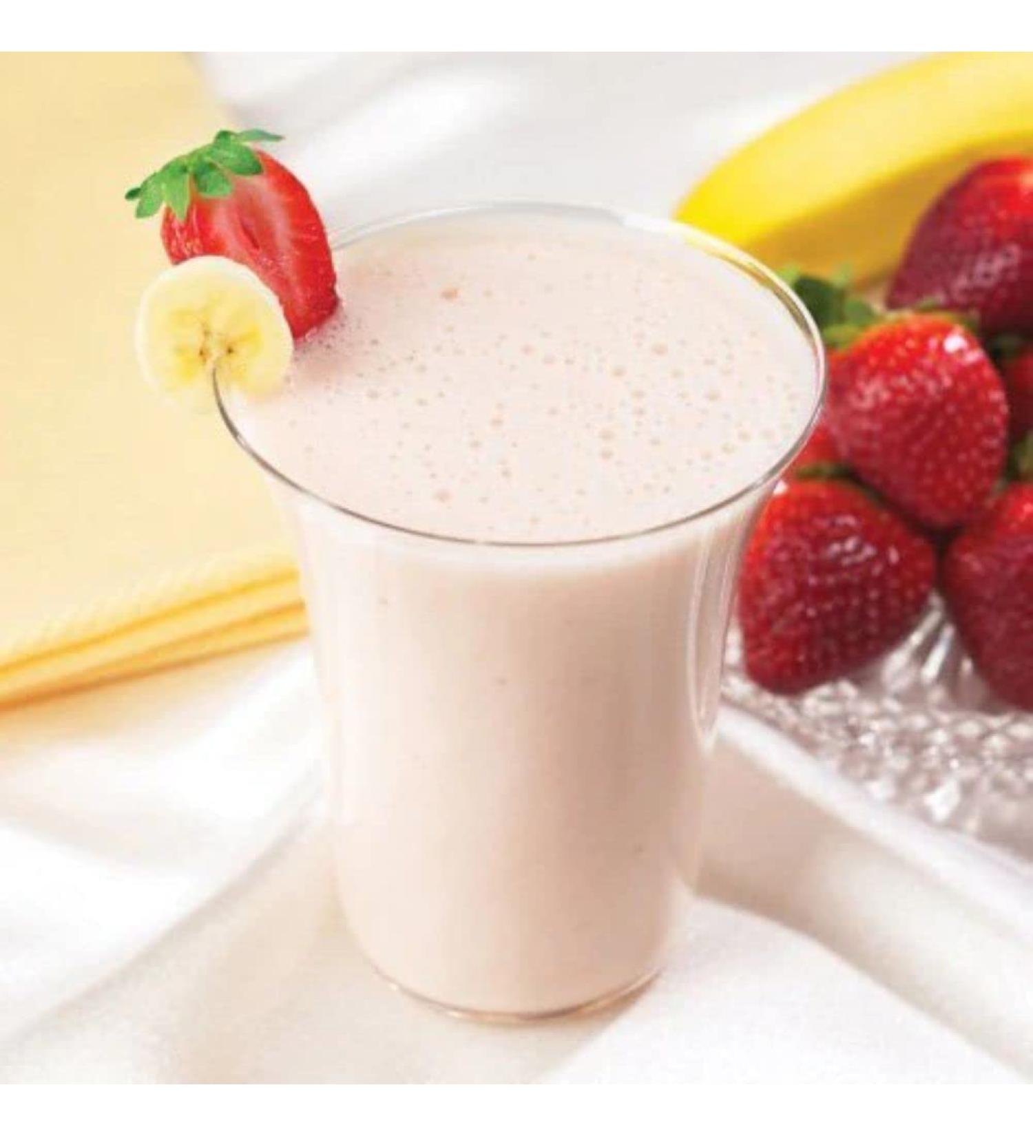 Health Wise High Protein Strawberry Banana Smoothie - Protein-Packed and Delicious (7 servings)