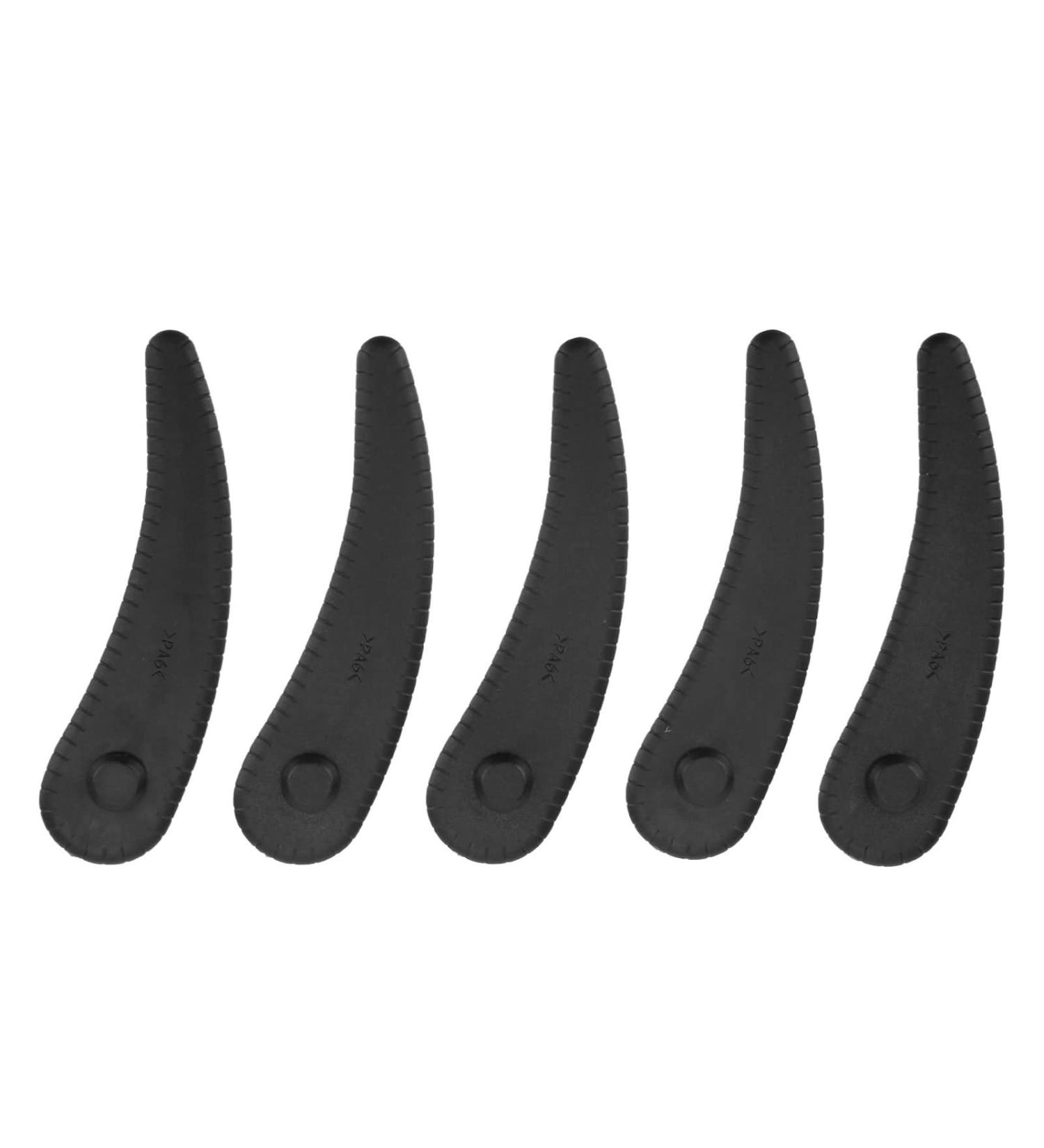 Lawn Mower Blades 25PCS Flexible Durable Fast Cutting Lawnmower Trimmer Blades for Courtyard (Black) - Buy Online on GoSupps.com