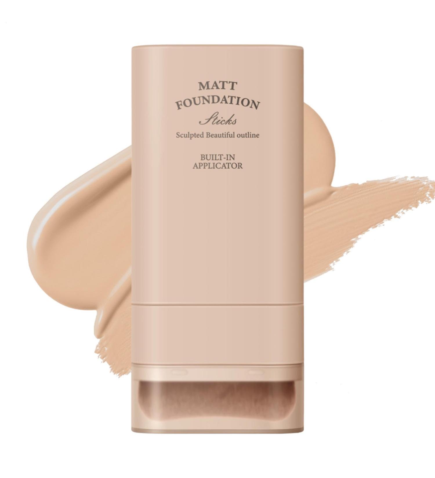 Foundation stick moisturizing primer blemish concealer facial cosmetics wearable foundation blemish concealer portable foundation facial cosmetics for women brush applicator 02 1 g Confezione da 1 - Buy Online on GoSupps.com