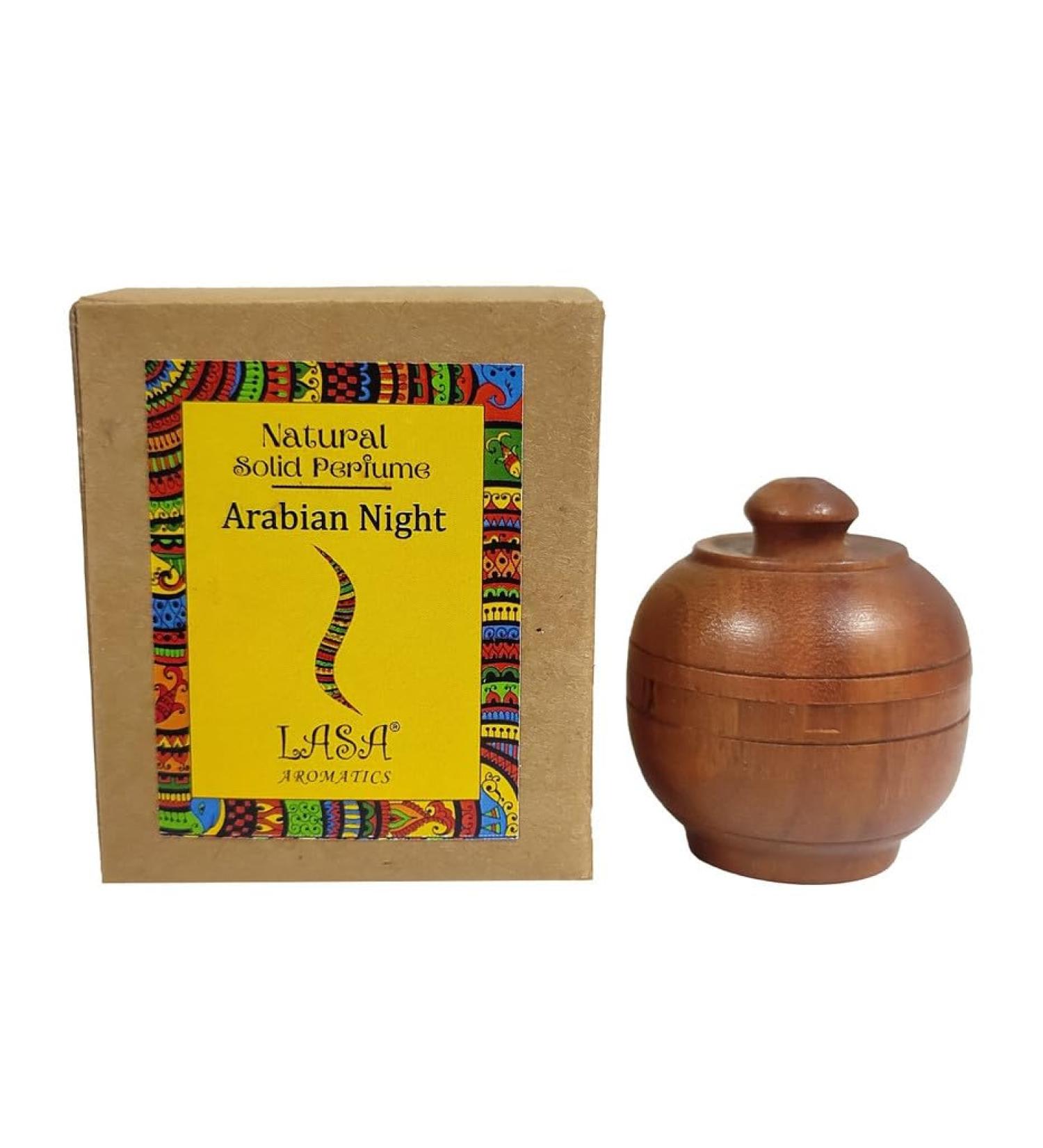 Lasa Aromatics Unisex Arabian Night Natural Solid Perfume - Buy Online on GoSupps.com