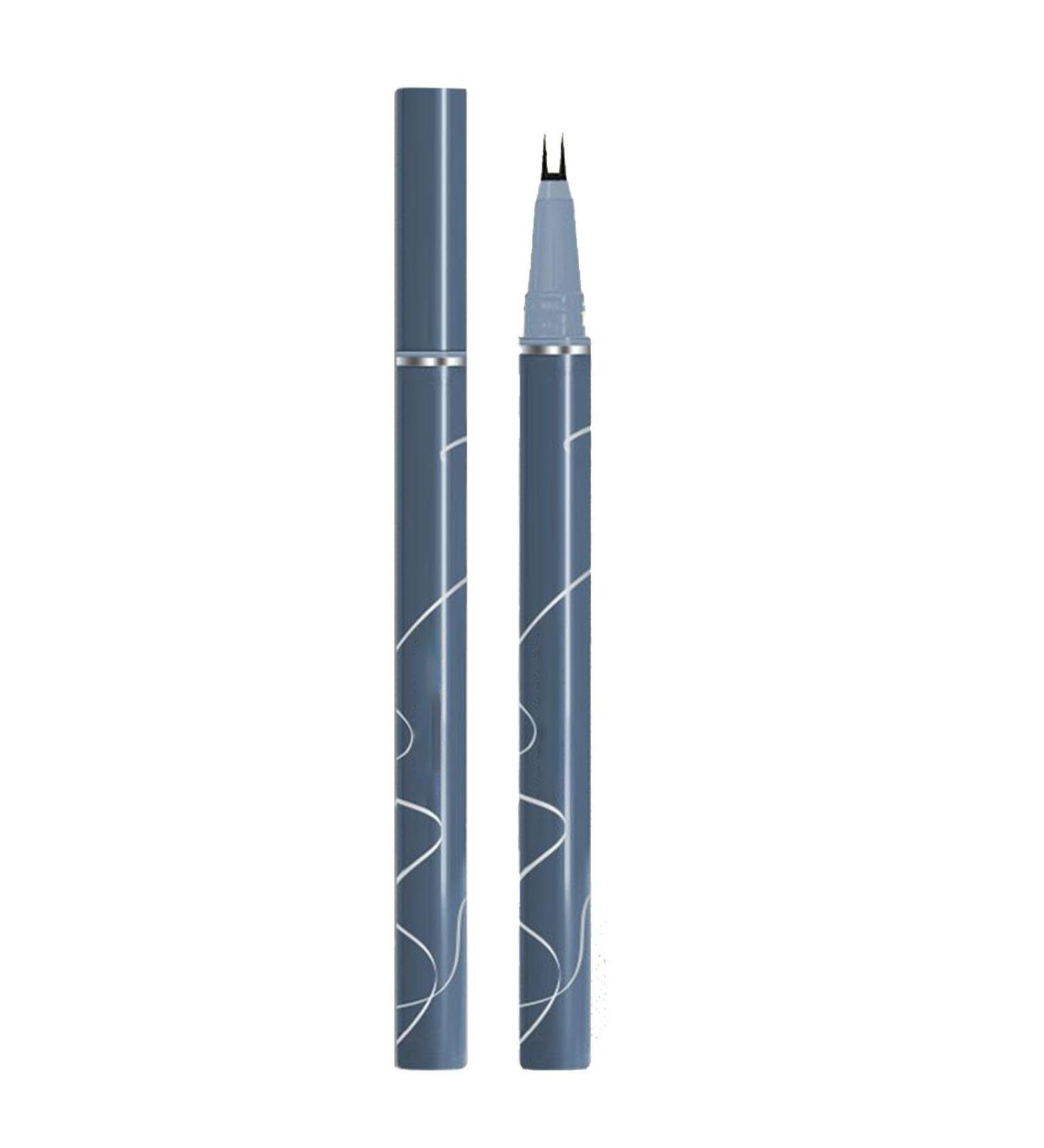 Waterproof Eyeliner Double Tip Lower Eyelash Pencil Waterproof Dual Pronged Bottom Eyelashes Long Lasting Eye Liner Liquid Eyeliner Natural 3D Under Lashes for Eye Makeup Black - Buy Online on GoSupps.com