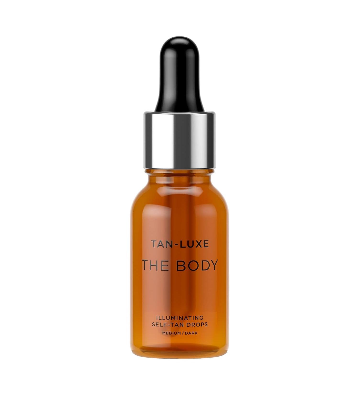 Tan Luxe Self-Tanning Drops (Medium/Dark) - Vegan & Cruelty-Free | 15ml Tanning Solution for Radiant Skin - Buy Online on GoSupps.com