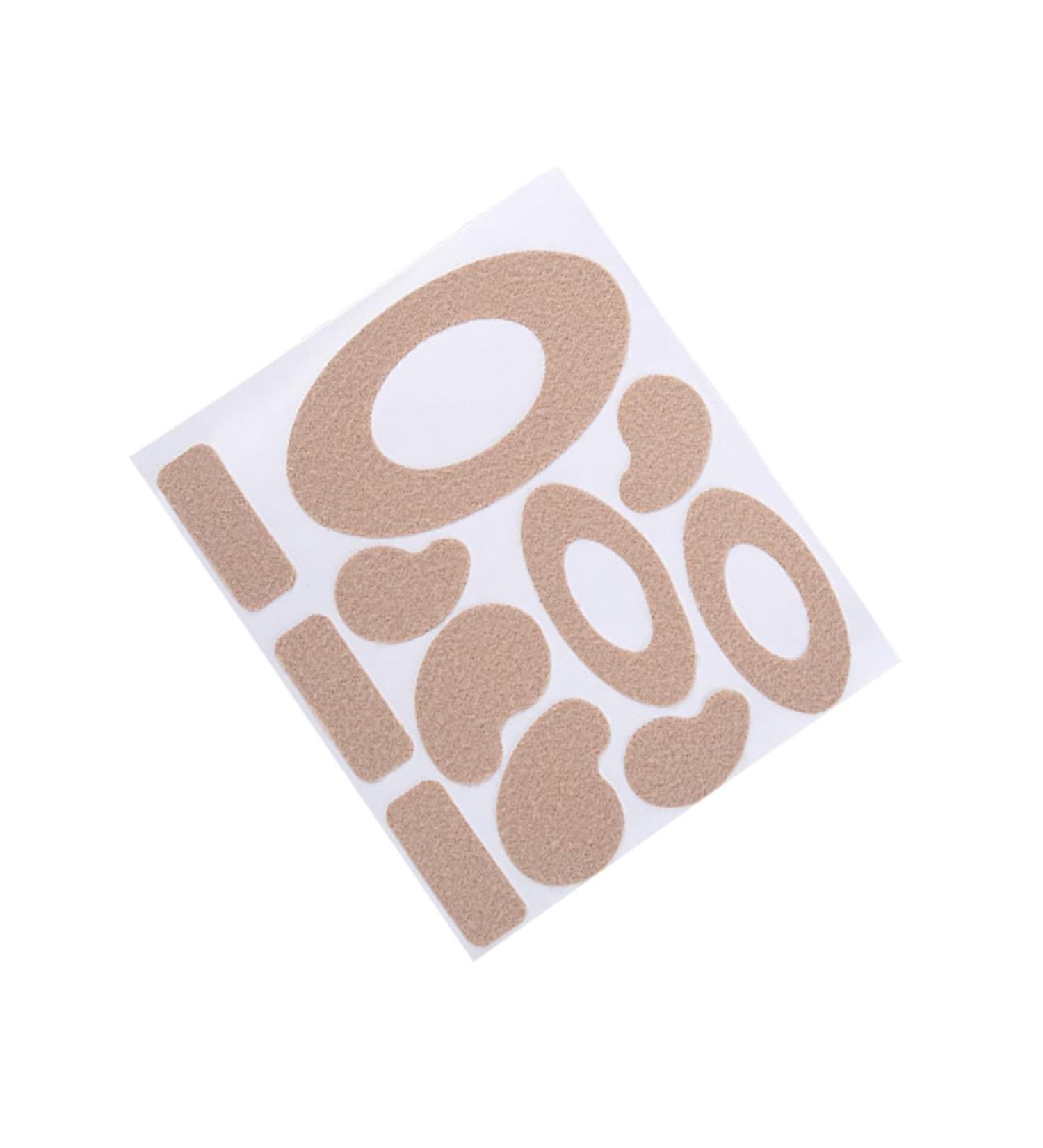 Anti-Wear Foot Pads - 10 Sheets Moleskin Tape Insoles | Gel Heel Sticker for High Heels | Skin-Friendly Slip Protection - Buy Online on GoSupps.com