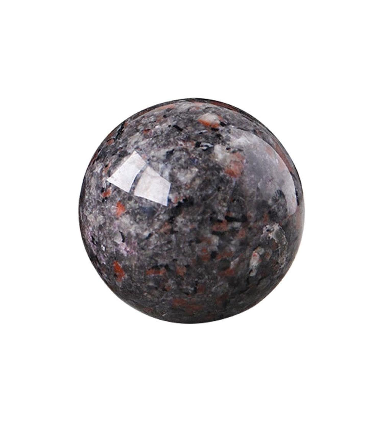 Jkapagzy Natural Yooperlite Crystal Ball Stone Fluorescent Stone Accessories Decoration Energy Room Reiki Ge Aquarium Specimens 5cm/1.96 Inch 1pcs - Buy Online on GoSupps.com