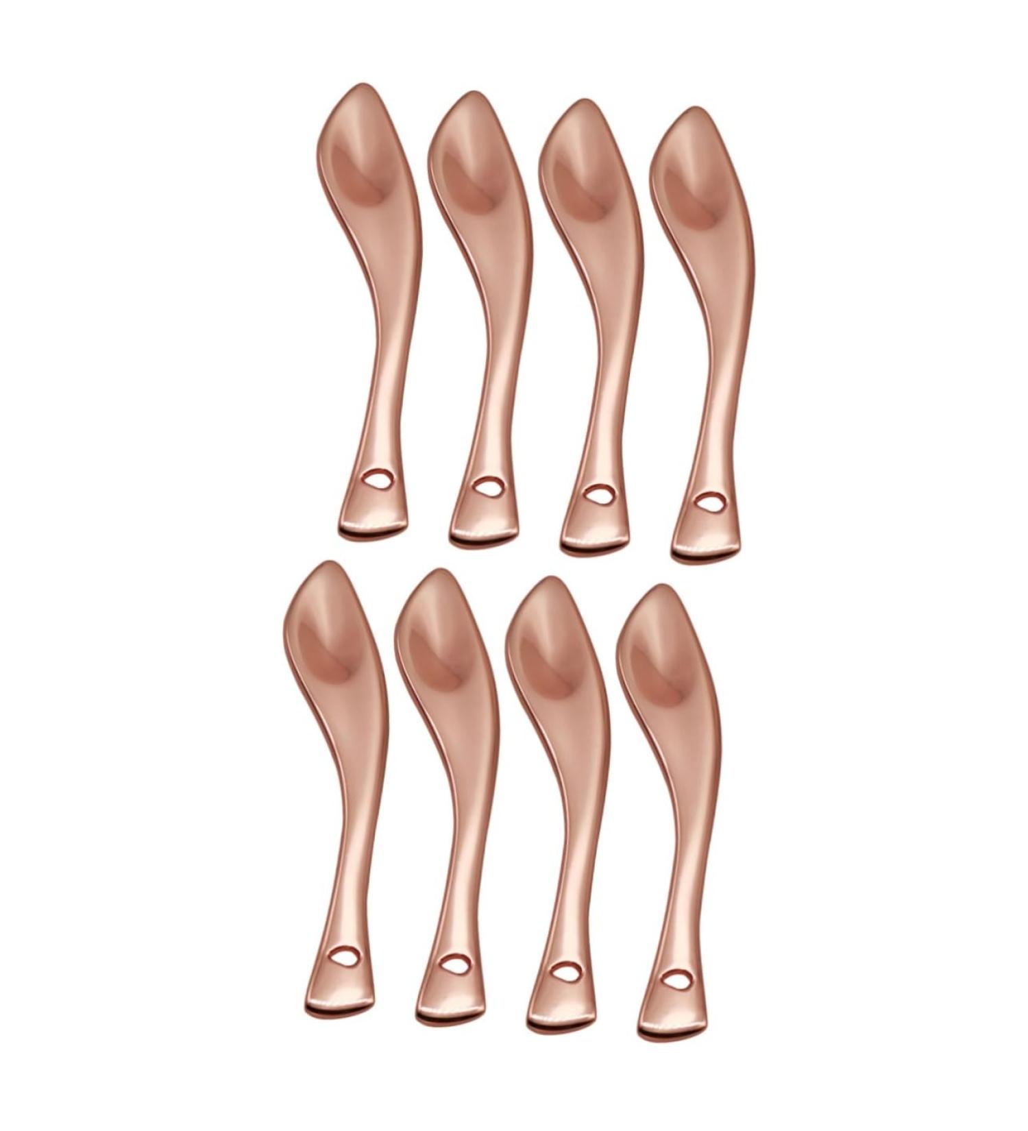 Beavorty 2 Sets Facial Spoons Eye Makeup Applicator Cosmetics Supplies Smooth Facial Spoons 4Pcs*2 - Buy Online on GoSupps.com