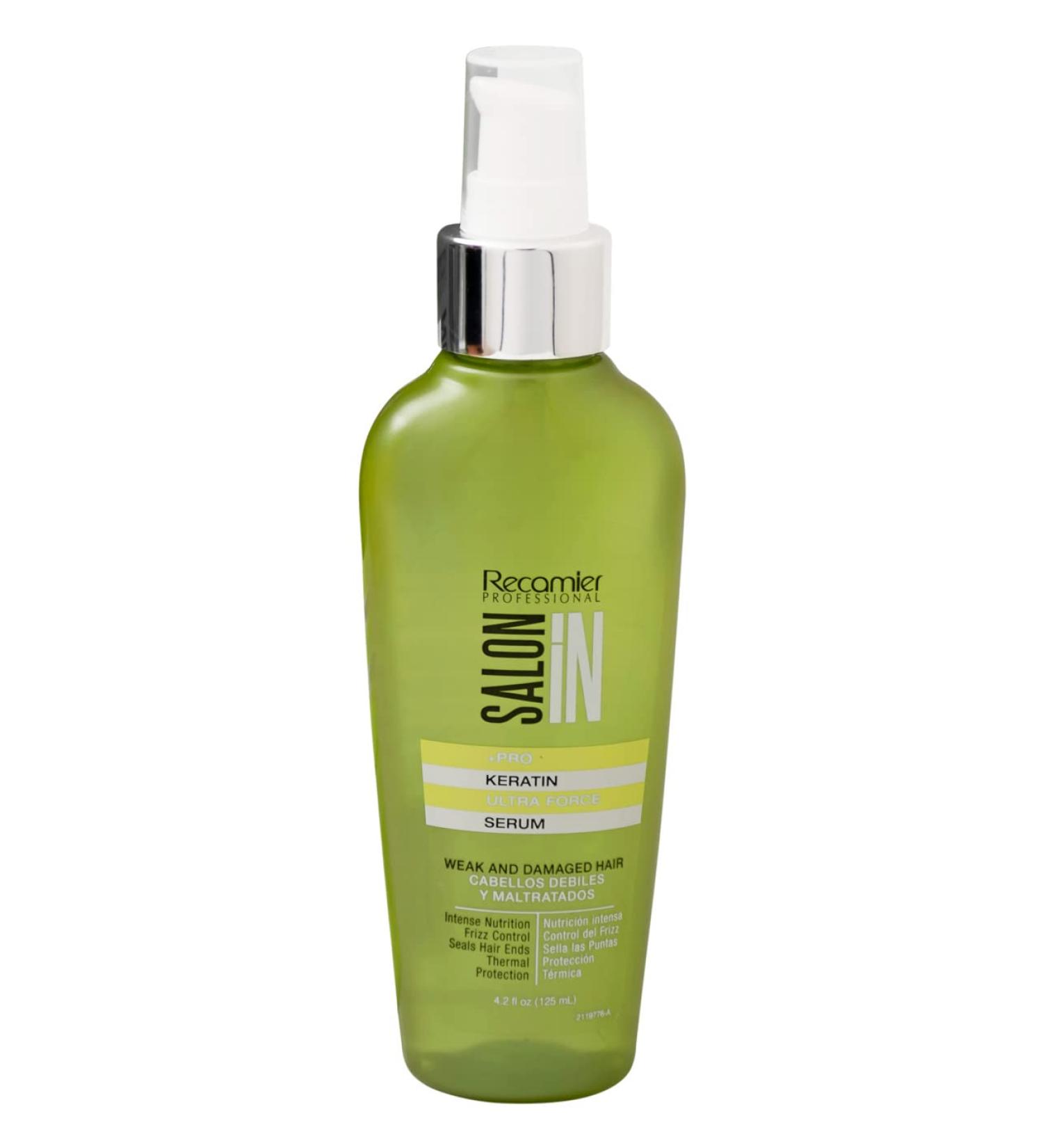 RECAMIER 30693 Hair Heat Protectant & Conditioner Shield 4.2 oz - Keratin Serum with Argan & Macadamia Oil for Flat Iron & Blow Dryer Thermal Guard - Smoothing & Nourishing Hair Treatment - Buy Online on GoSupps.com