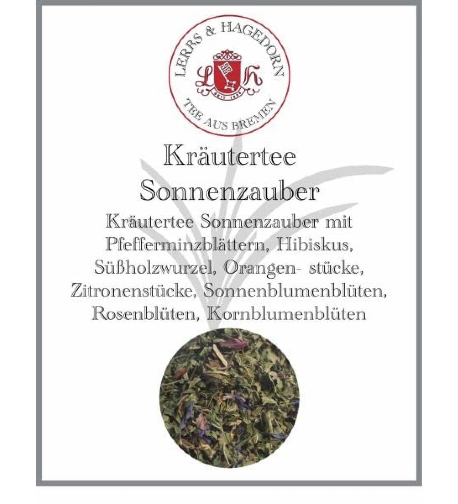  Lerbs & Hagedorn Lerbs & Hagedorn Magic Solar Herbal Tea | 250g (about 21 liters) peppermint leaves hibiscus licorice root orange pieces lemon pieces - Buy Online on GoSupps.com