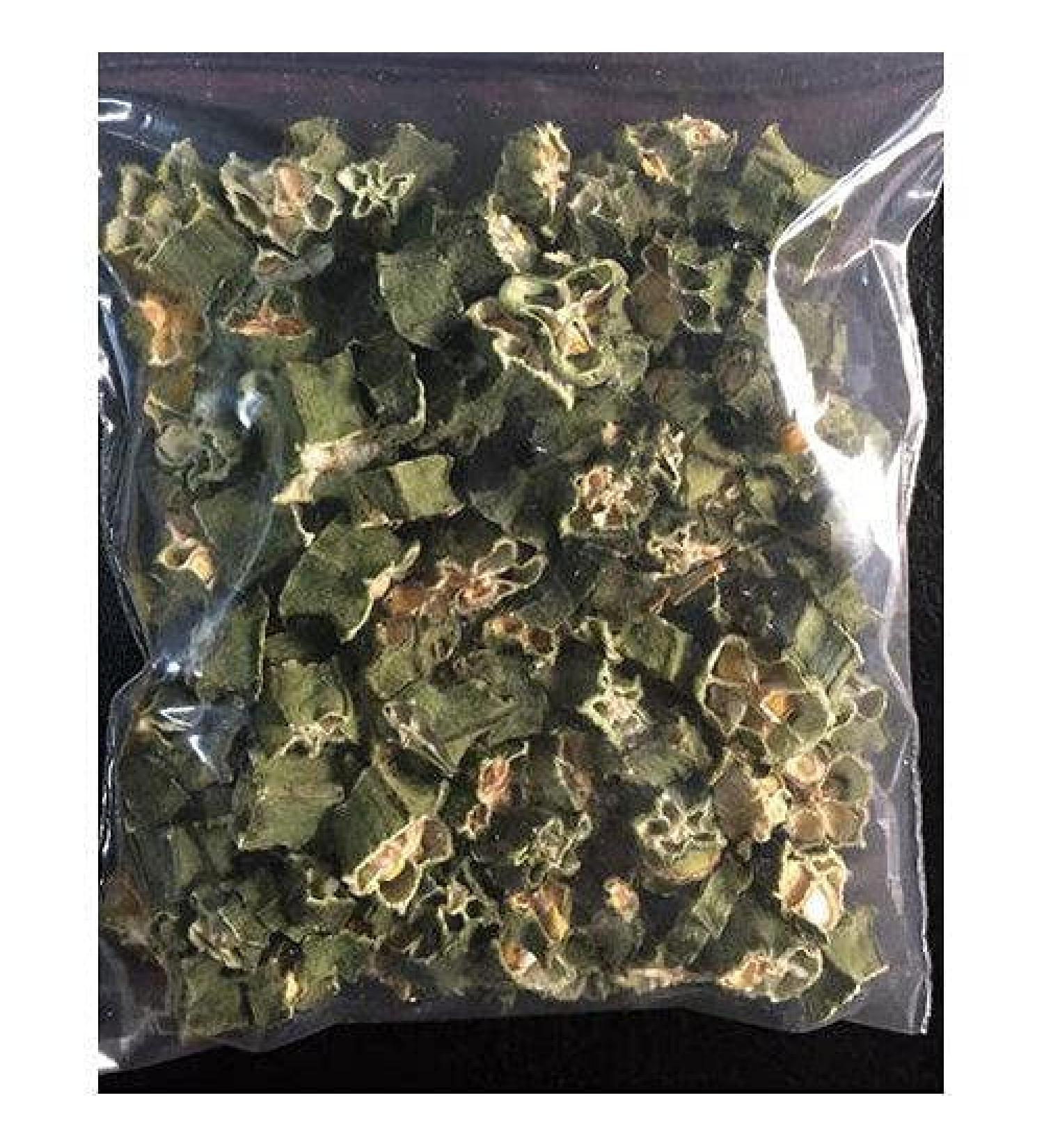 Sun Dried Ladies-Finger Okra Bhindi Vendakkai Vathal (vadagam/fryams) 250g (Pack of 02)