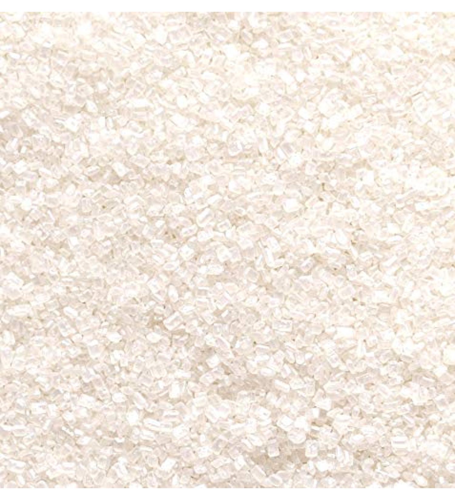 Simply Topps sparkling Sugar Crystals 30G - Cupcake Cake Sprinkles For Decorating (Pearlescent White)
