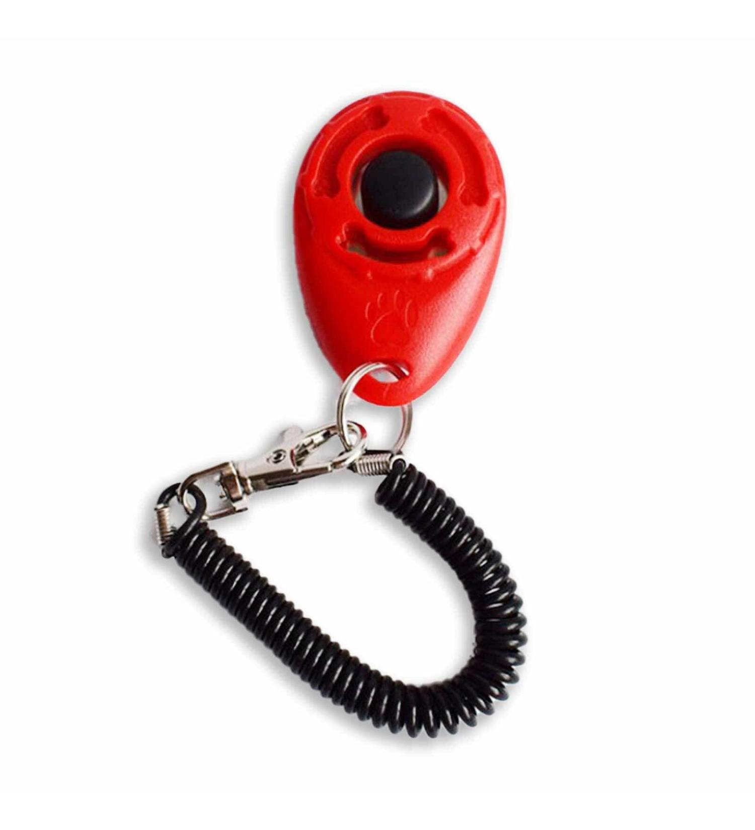 Monkimau Clicker for Dog & Cat Training - Effective Red Clicker for Dogs & Cats - Perfect Pet Training Tool - Buy Online on GoSupps.com