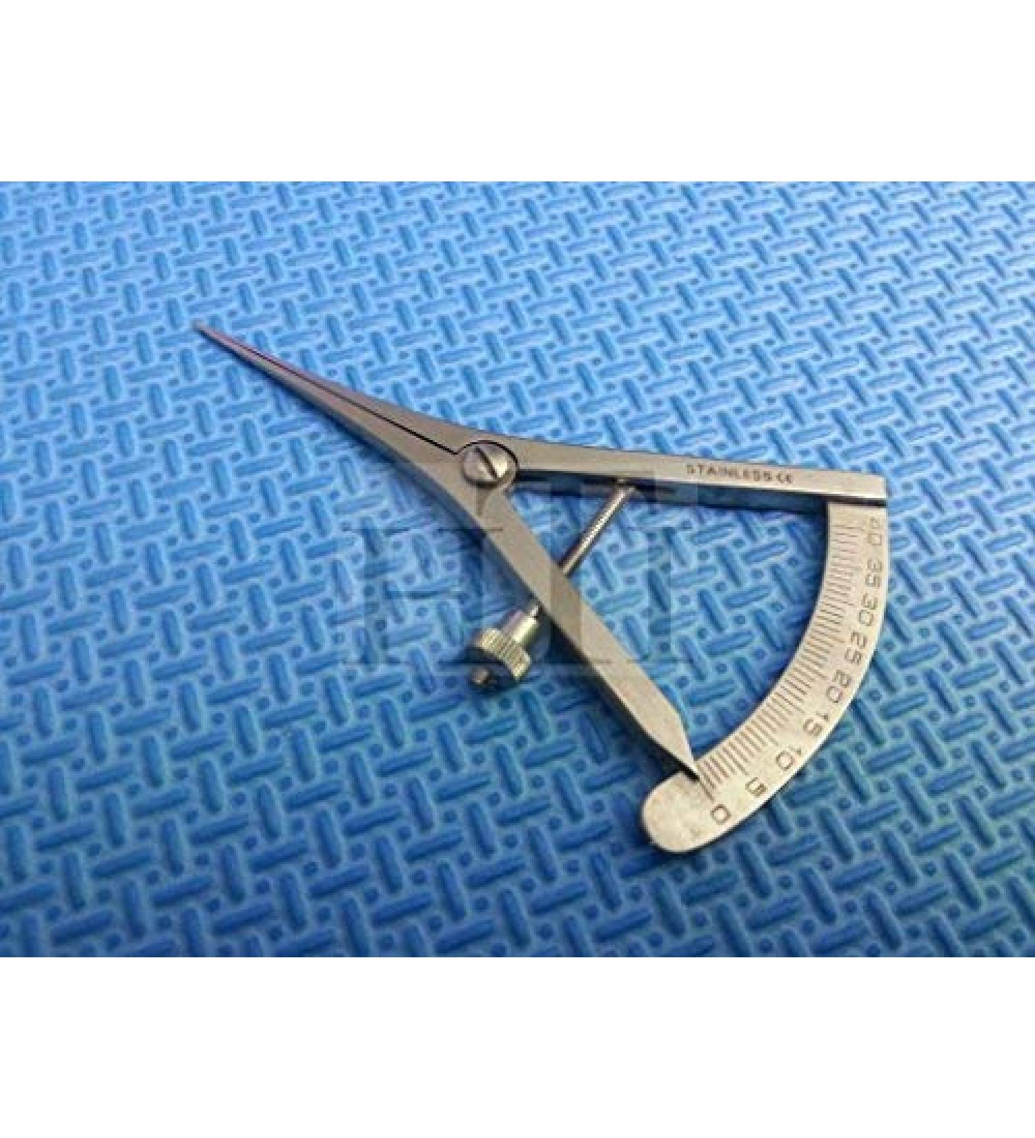 CASTROVIEJO Caliper Graduated 0-40MM Straight 3.5 HIGH Premium Grade (HTI Brand)