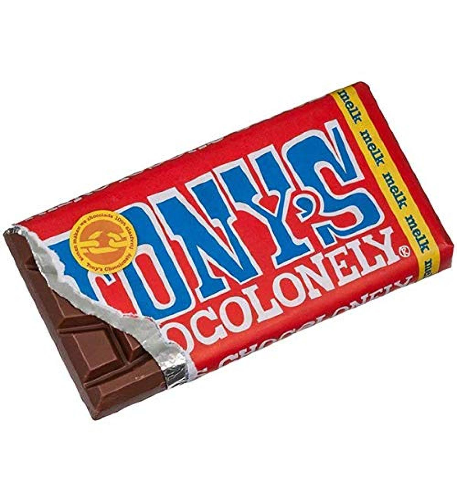 Tony's Chocolonely Milk Chocolate Bars 180g Pack of 3