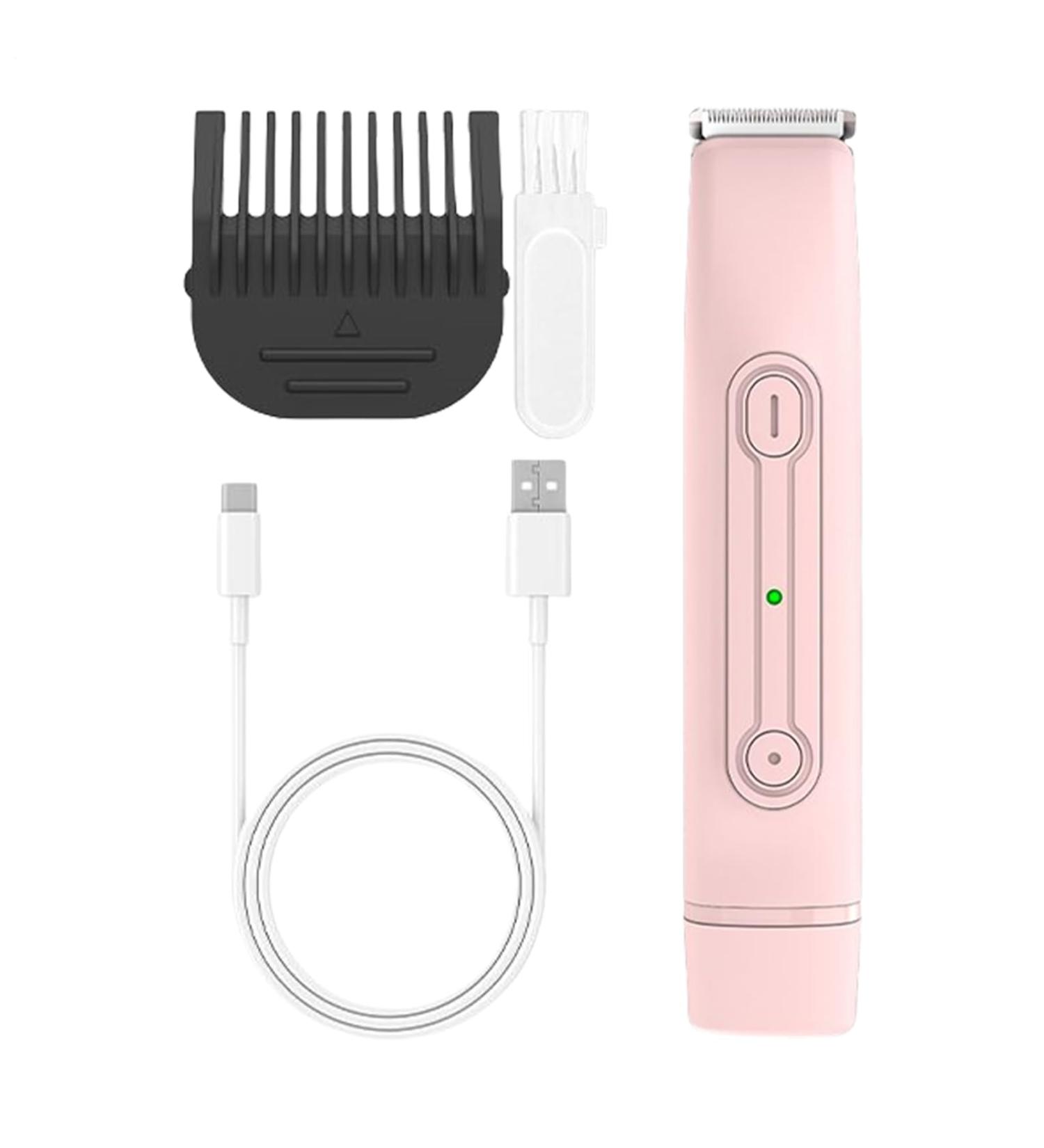 Hjatirace Electric Bikini Trimmer for Women Portable Armpit TrimmerDouble Head Waterproof Scissors for Pubic Hair - Buy Online on GoSupps.com
