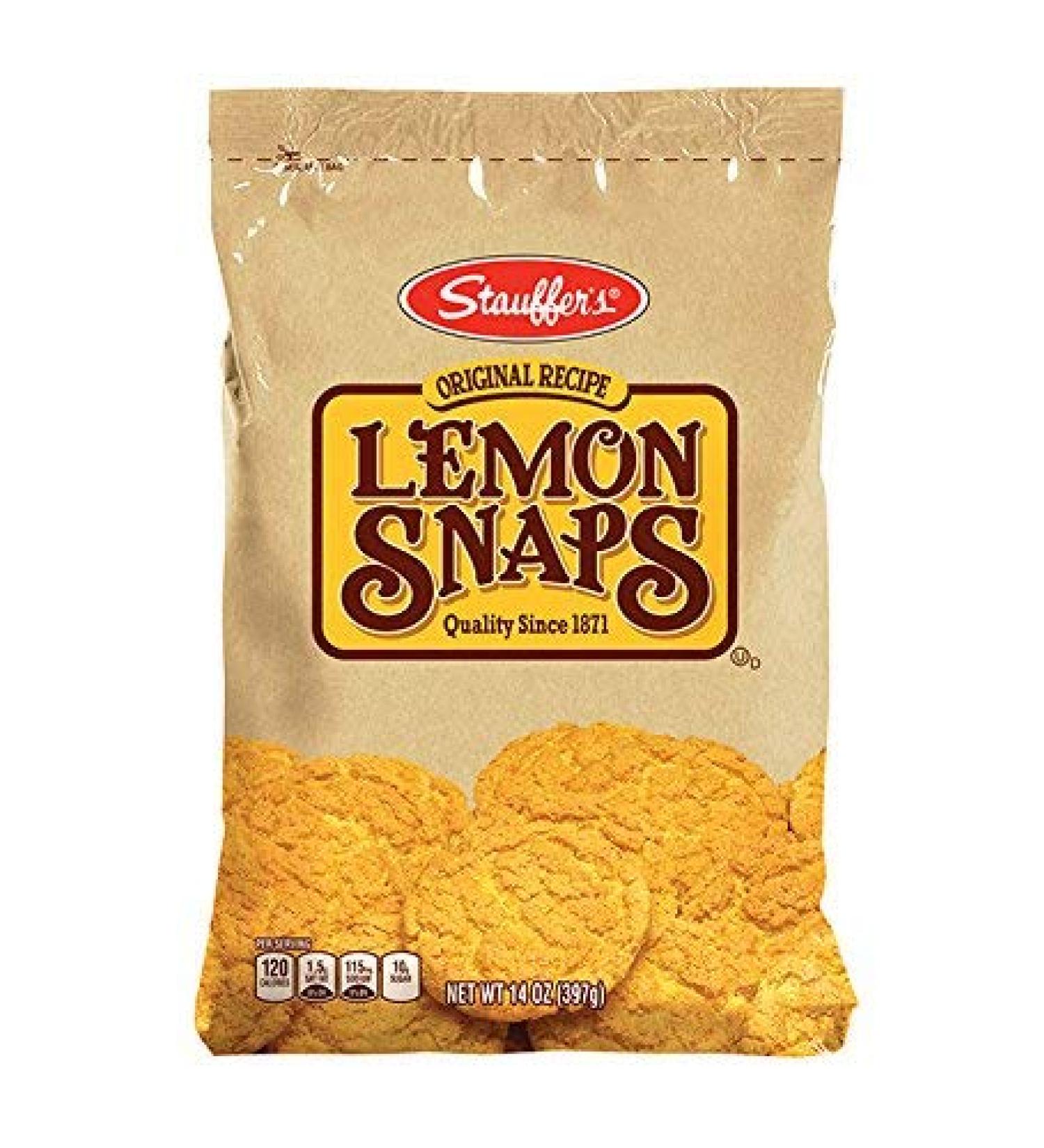 Stauffer Cookie Lemon Snaps Original 14 Oz Lemon 14 Ounce (Pack of 1)