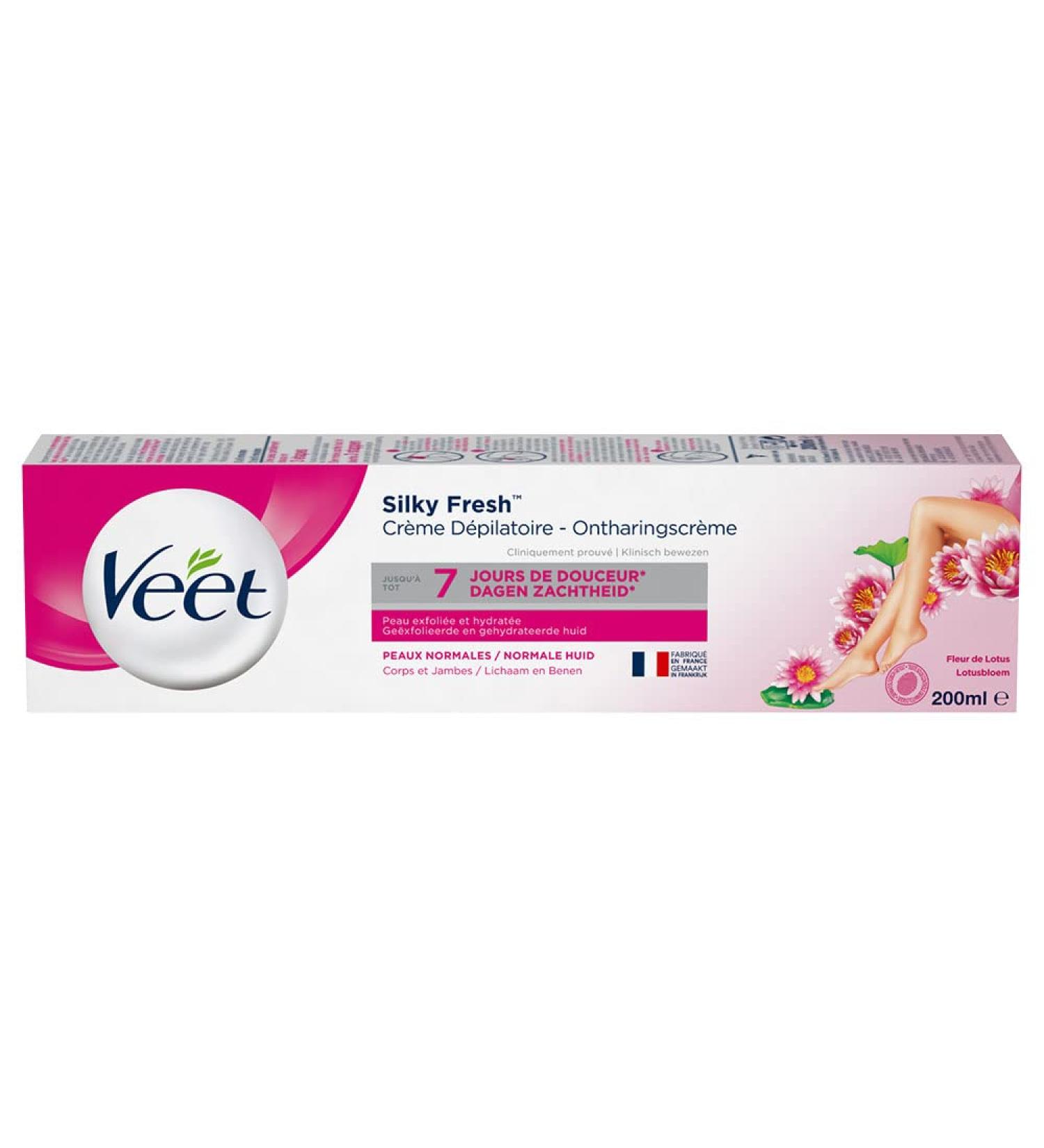 Veet Ontharingscreme Silk & Fresh Norlmale Huid Hair Remover for Women 6.7 Ounce