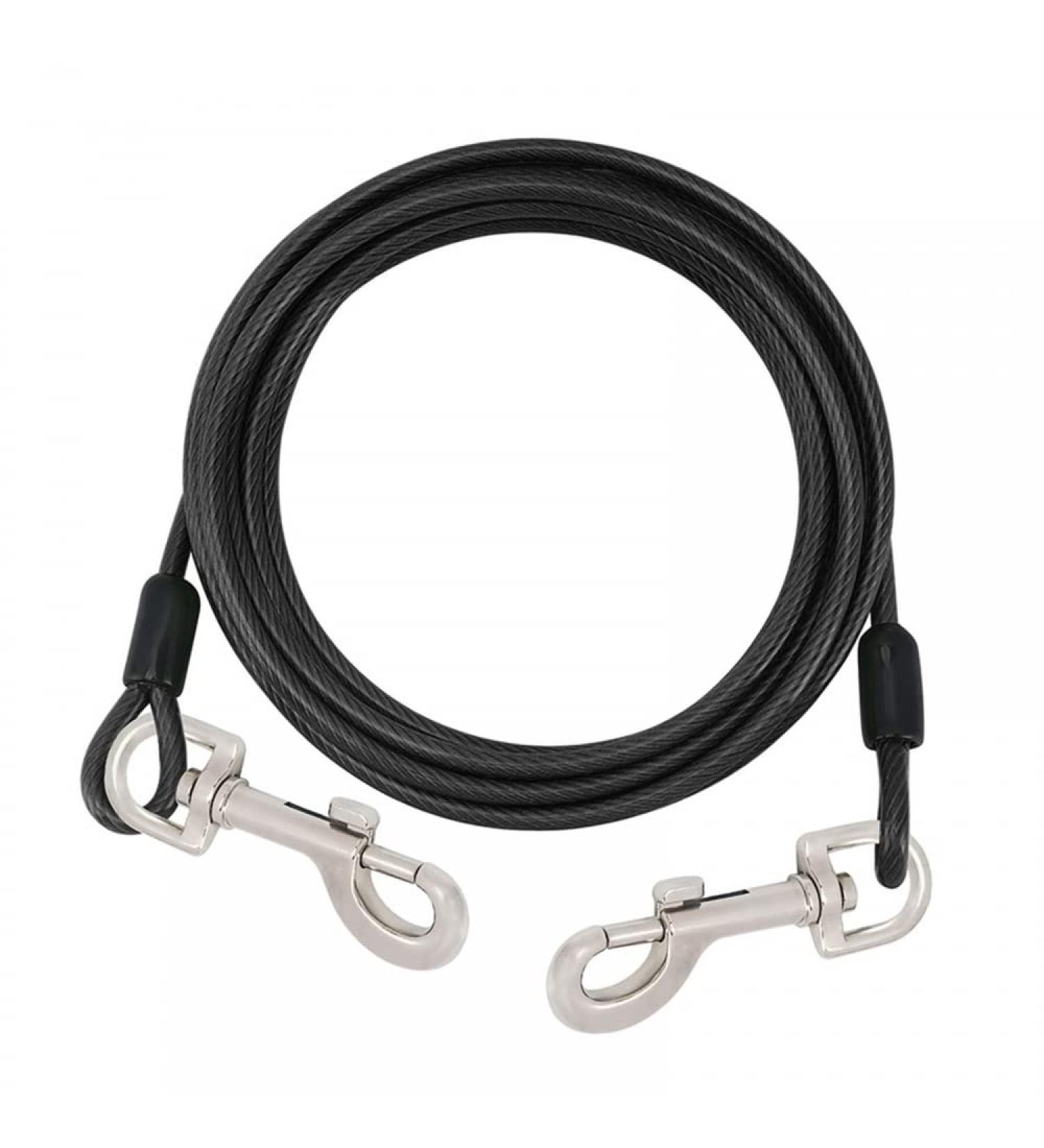 Buy Dongker Hofleine Dog 3m Tie-Out Leash - Heavy Duty 360 Rotating Buckle for Small/Medium Dogs Up to 130 lbs - Black - Buy Online on GoSupps.com