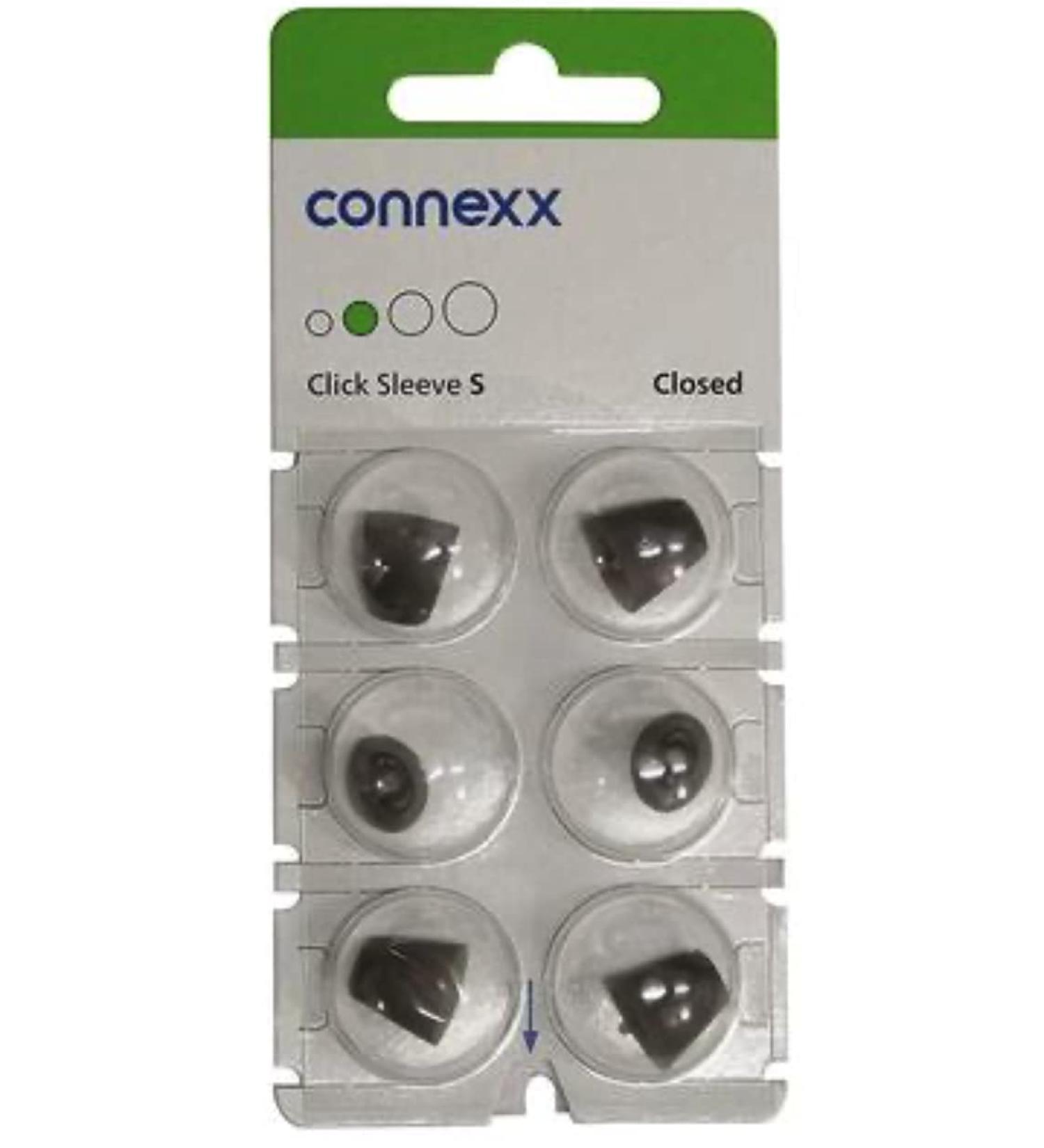 Connexx Click Sleeve Small Closed for Signia RIC & Silk - Smokey Gray - Buy Online on GoSupps.com