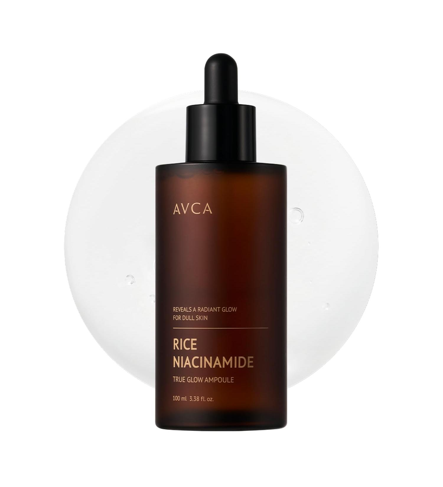 AVCA Rice + Niacinamide Serum - Radiance-Boosting Face Serum with Rice Extract 5% Niacinamide Lightweight Hydration Helps Refine The Look of Texture & Oil 100 mL (3.38 fl oz) - Buy Online on GoSupps.com