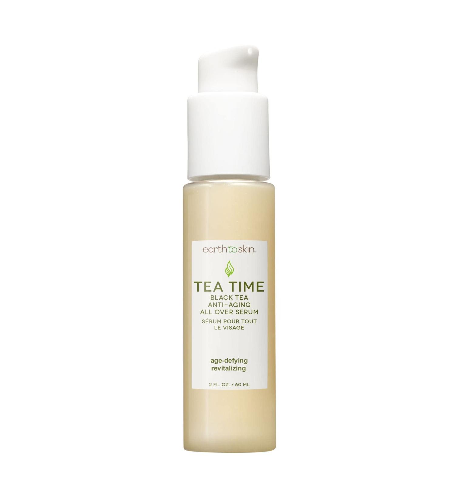 Buy Earth To Skin Tea Time Black Tea Anti-Aging Serum Hydrate & Firm Face Neck & Eyes with Kombucha (2.0 Fl Oz) | International Shipping Available - Buy Online on GoSupps.com