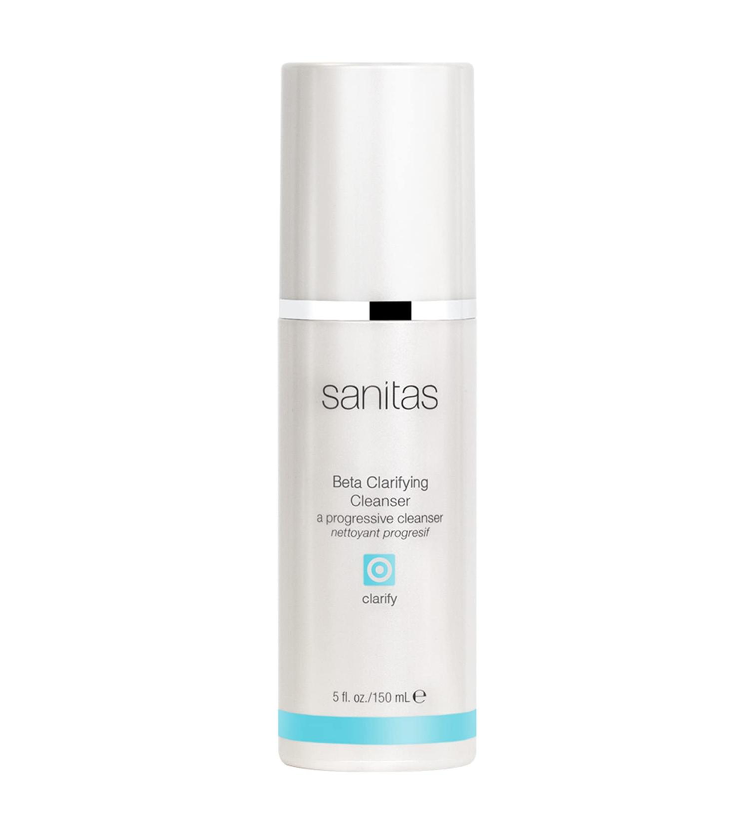 Sanitas Skincare Beta Clarifying Cleanser - Soap Free Salicylic Acid Cleanser for Blemished Skin | 5 Oz - Shop Internationally - Buy Online on GoSupps.com