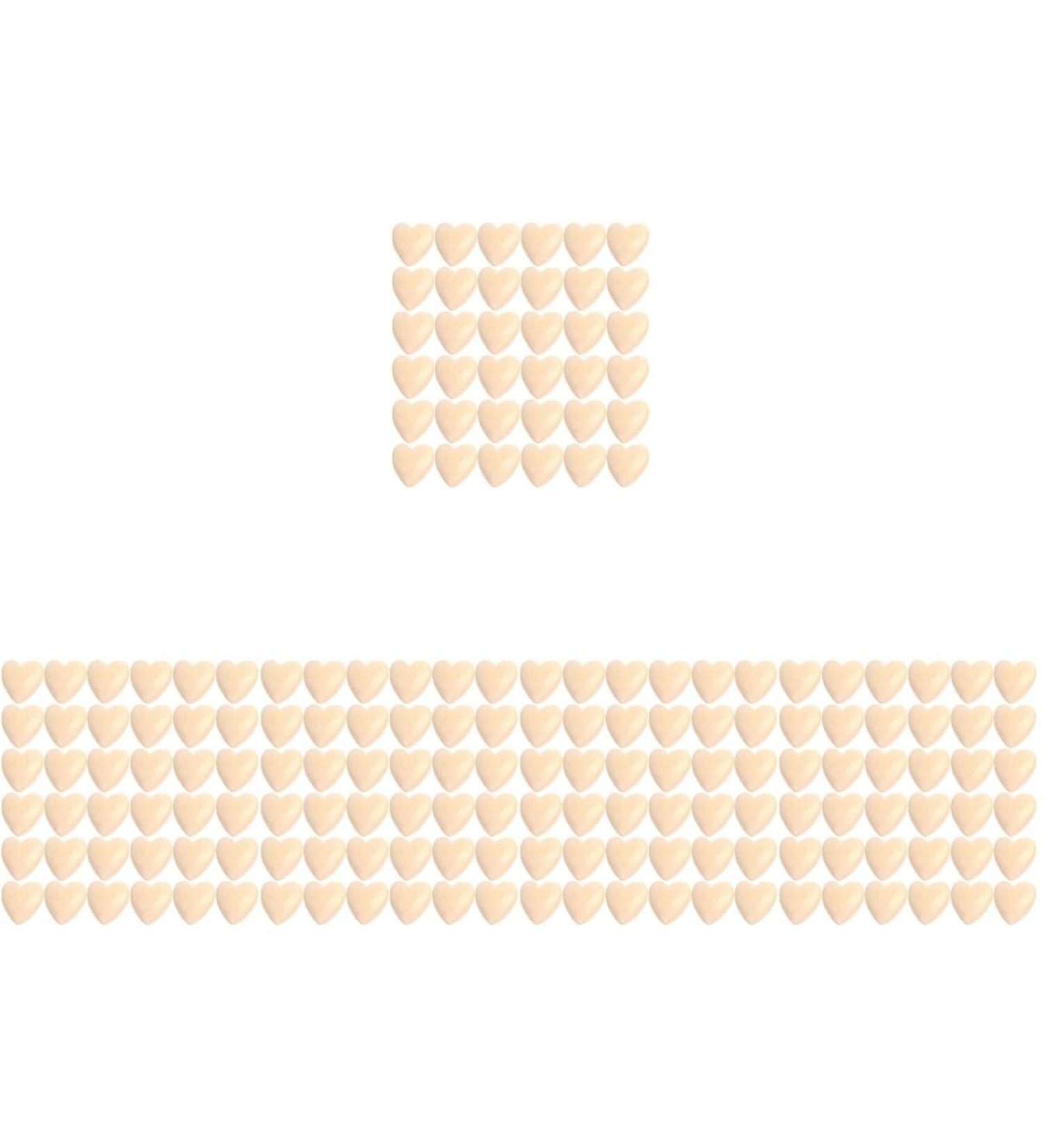 Buy Toyvian 250pcs Peach Heart Unfinished DIY Wooden Beads - Perfect for Valentine's Day Jewelry & Crafts | Quality Heart Loose Beads for Kids Decor - Buy Online on GoSupps.com