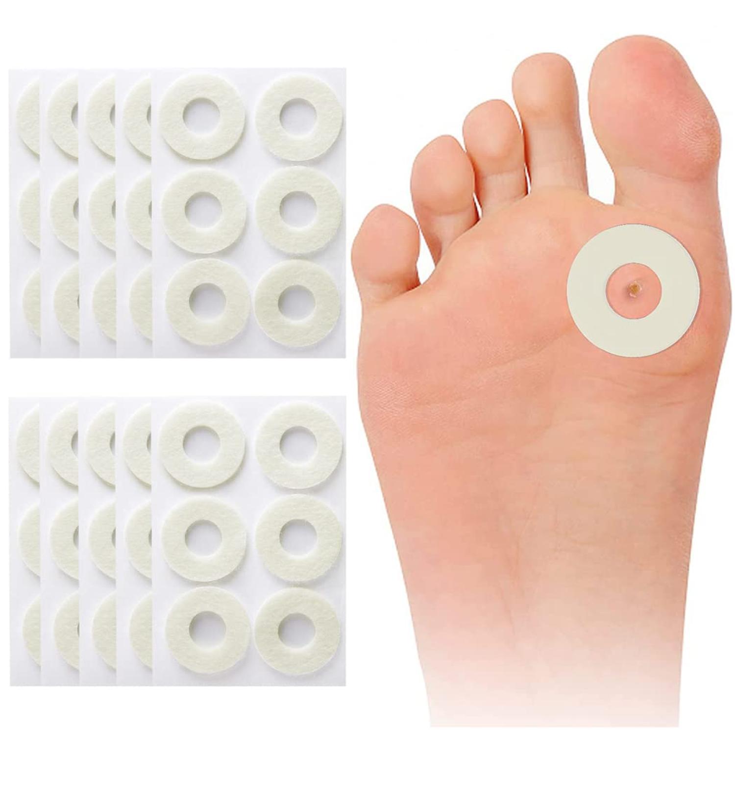 60 PCS Self Adhesive Callus Pads for Corn & Callus Remover - Pain Relief Toe & Heel Protectors - Buy Online on GoSupps.com