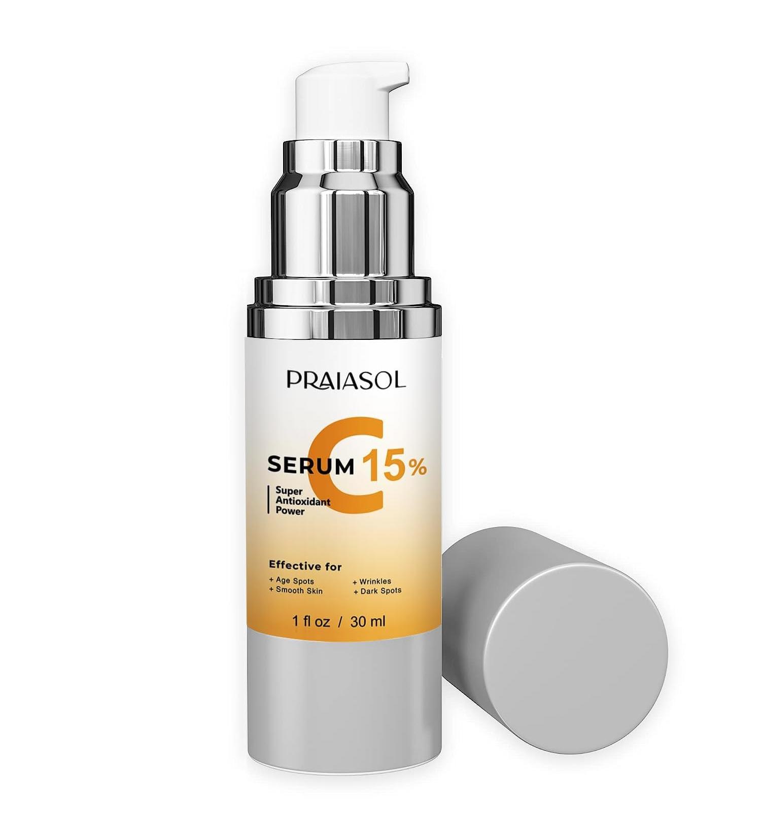 Super Vitamin C Serum for Women 60+: Hyaluronic Acid Anti-Aging Face Serum for Dark Spots & Wrinkles - Perfect for Mature Skin - Buy Online on GoSupps.com