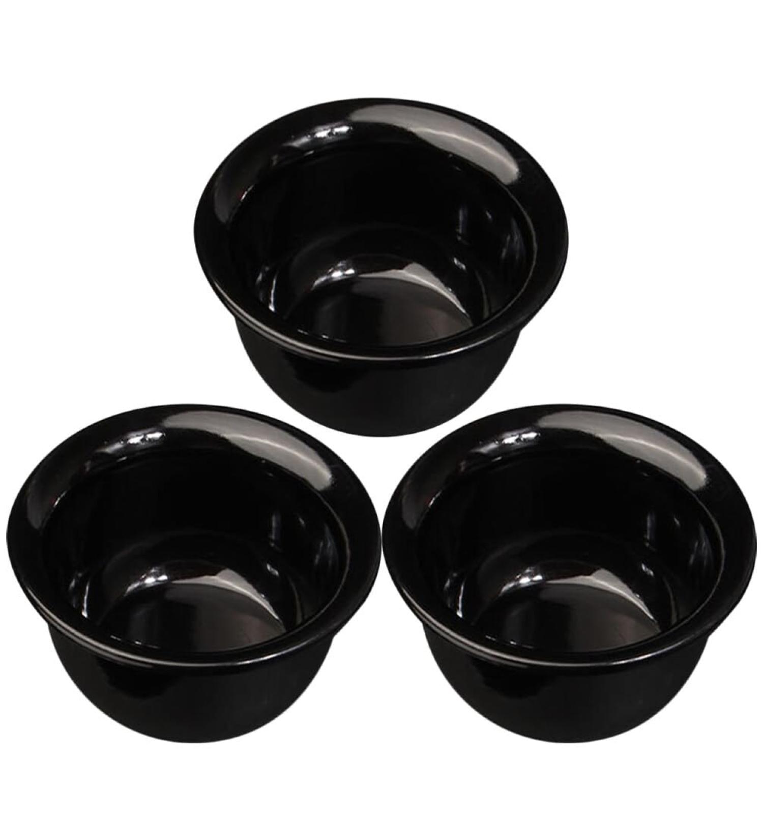 Beaupretty 3-Piece Shaving Bowl Set - Plastic Soap Brush & Cup for Beard Grooming & Hairdressing - Ideal for Razor Soap Cream - Buy Online on GoSupps.com
