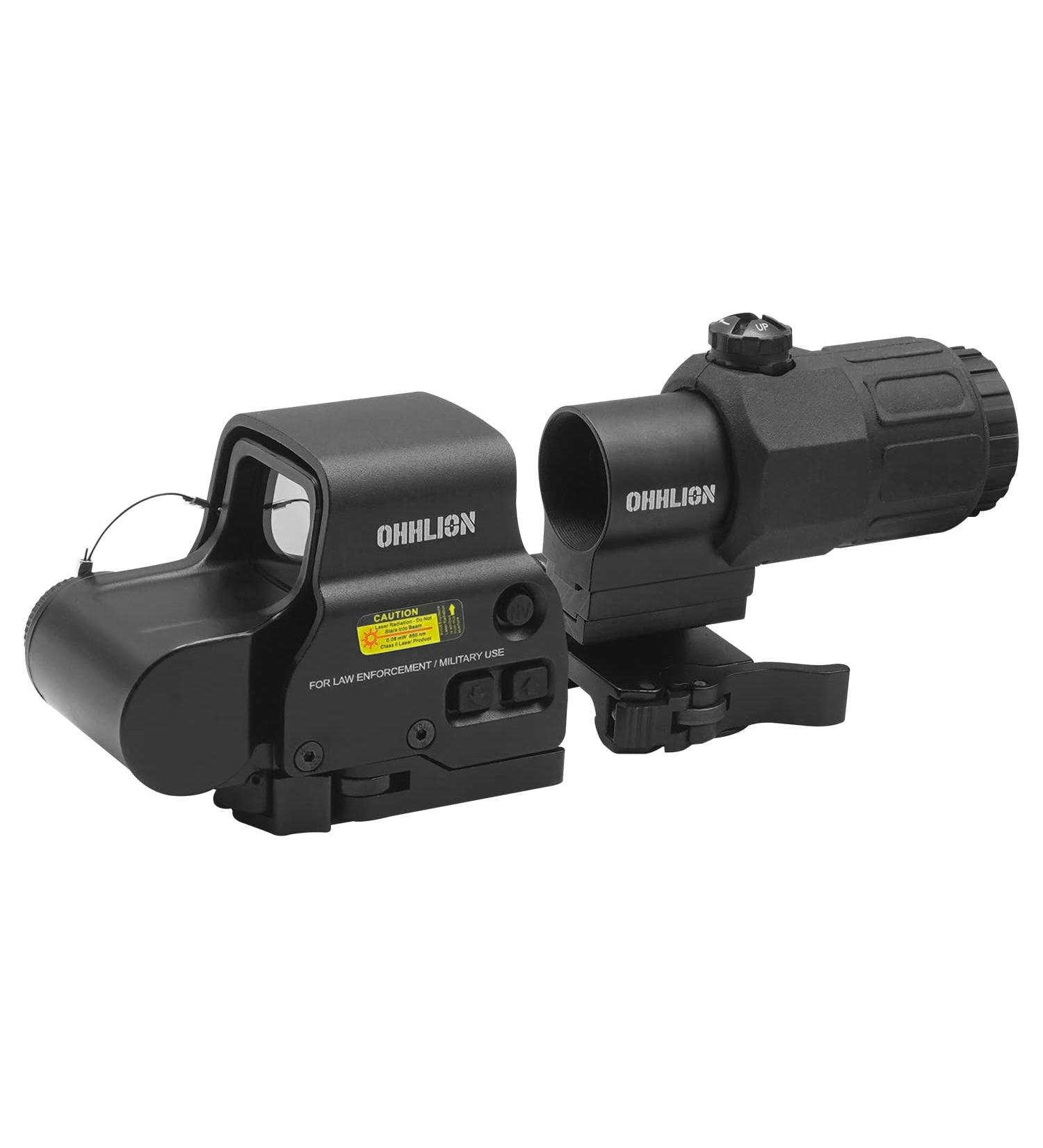Green/Red Dot Holographic Reflex Sight Scope with G33 3X Magnifier Combo - Built-in Flip QD Mount - Buy Online on GoSupps.com