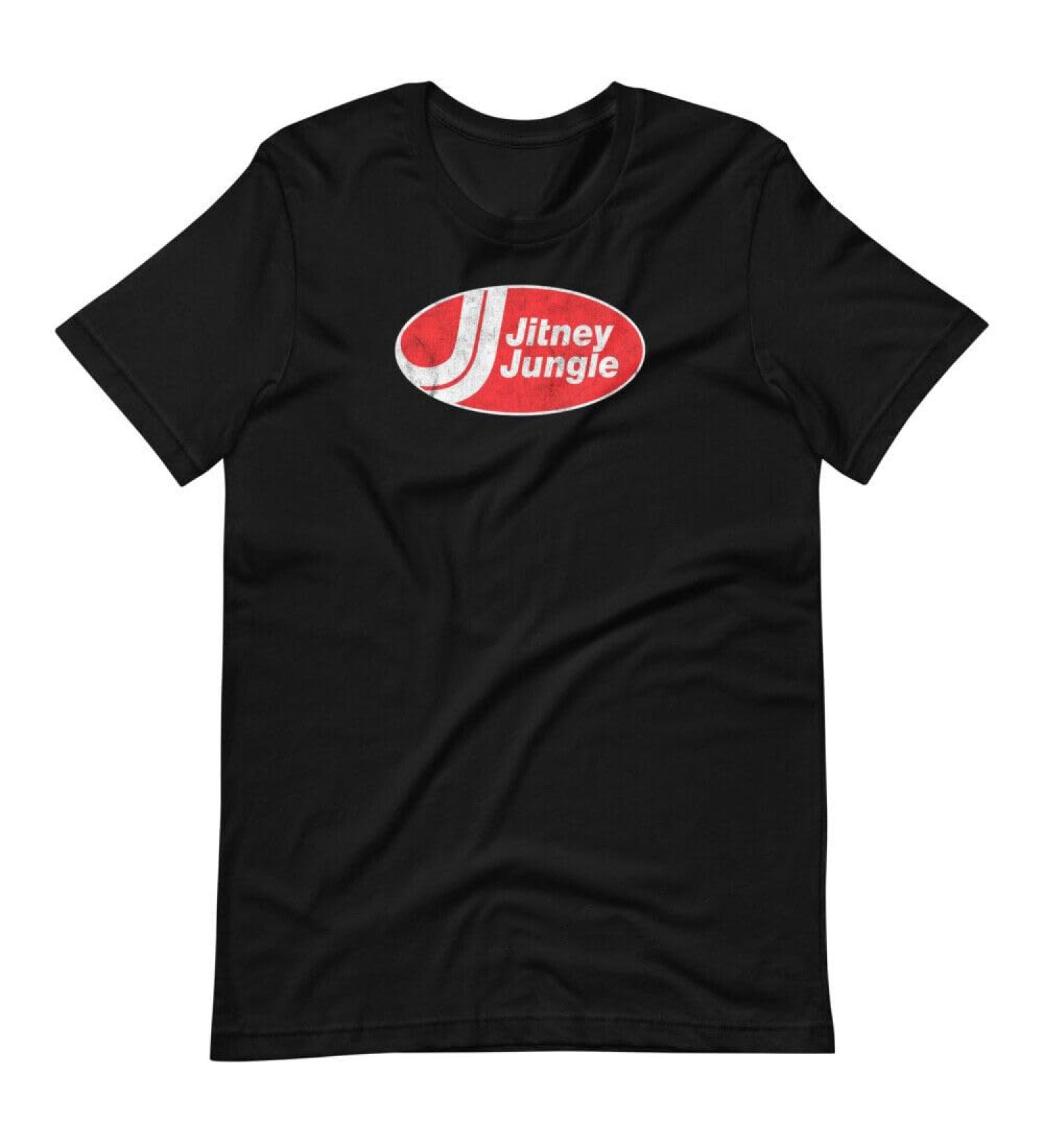 ELEI Jitney Jungle Food Store Grocery Mississippi Graphic Tee Shirt Unisex t-Shirt BlackOne Size M Black