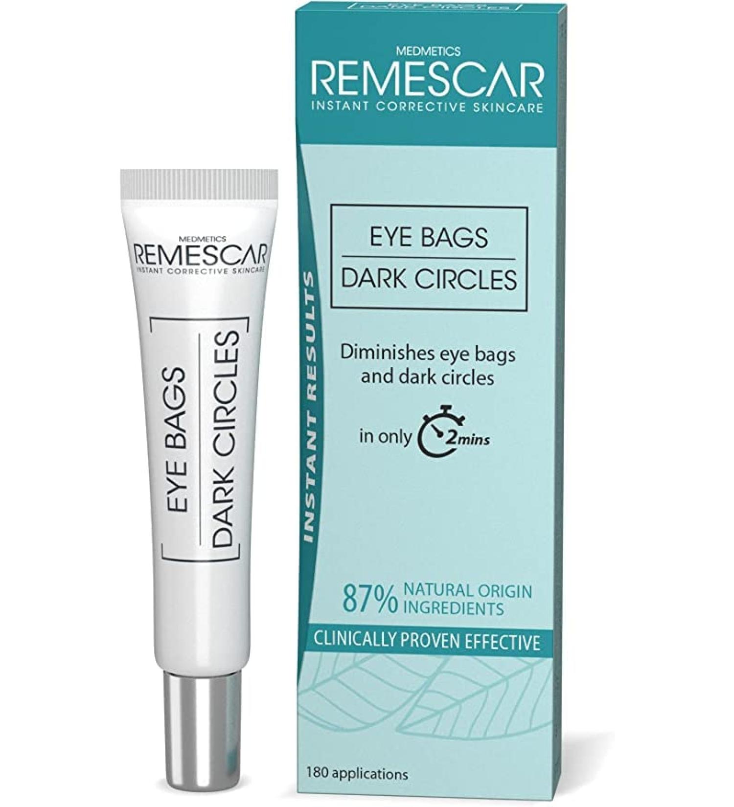 Remescar Eye Bags & Dark Circles 8ml - Instant Eye Bag Treatment - Buy Online on GoSupps.com