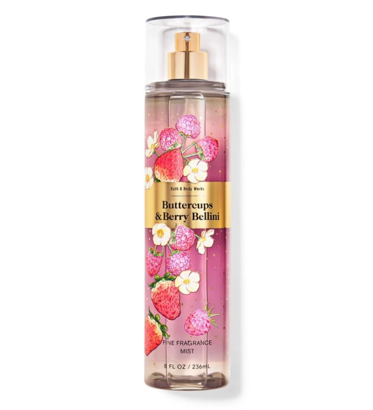 Bath and Body Buttercups & Berry Bellini Fine Fragrance Mist | 8 fl oz