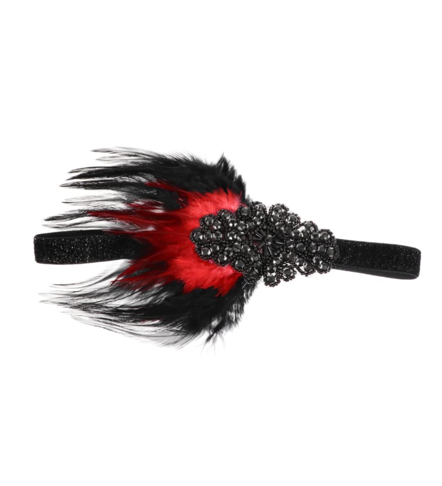 Headdress Fascinating Headwear 1920 Headpieces for Women Great Headband Flapper Hairhoop 20s Bridal Headpiece Plush Banquet Cosplay Hairpin - Buy Online on GoSupps.com