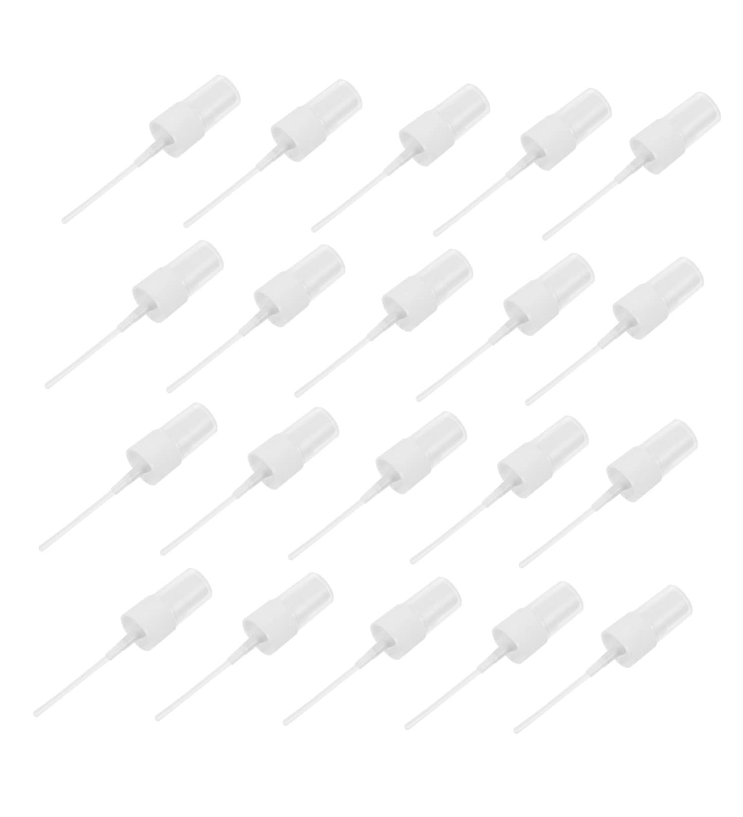 Gatuida 40pcs Fine Mist Spray Bottle Nozzles Replacement Tops for Plastic Bottles Compatible Perfume Essential Oils Hair Products for Home Salon Travel 10X2X2CM White - Buy Online on GoSupps.com