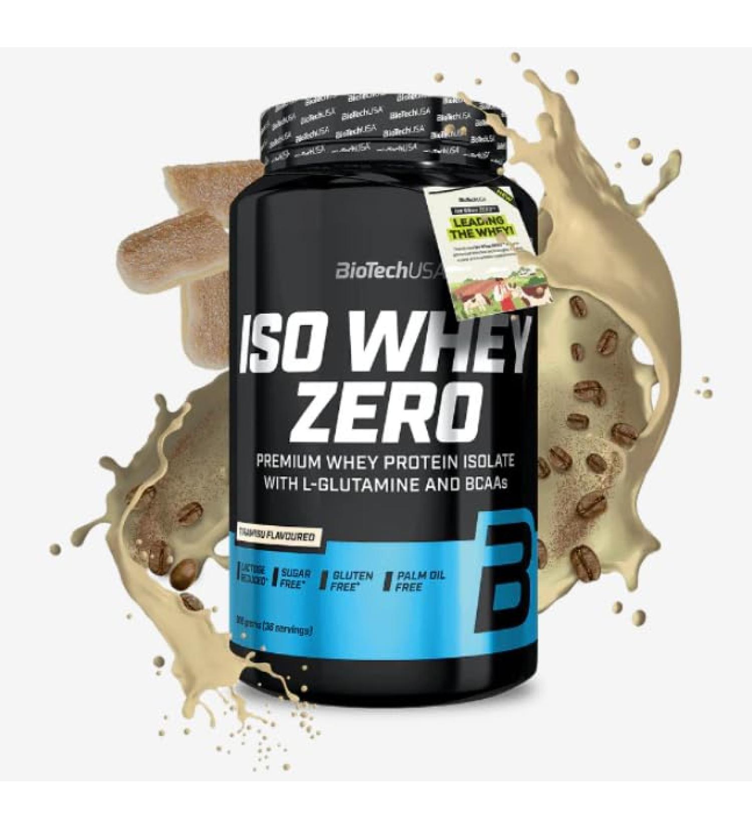 BioTechUSA Iso Whey Zero: Protein Isolated Tiramisu Flavour 908g