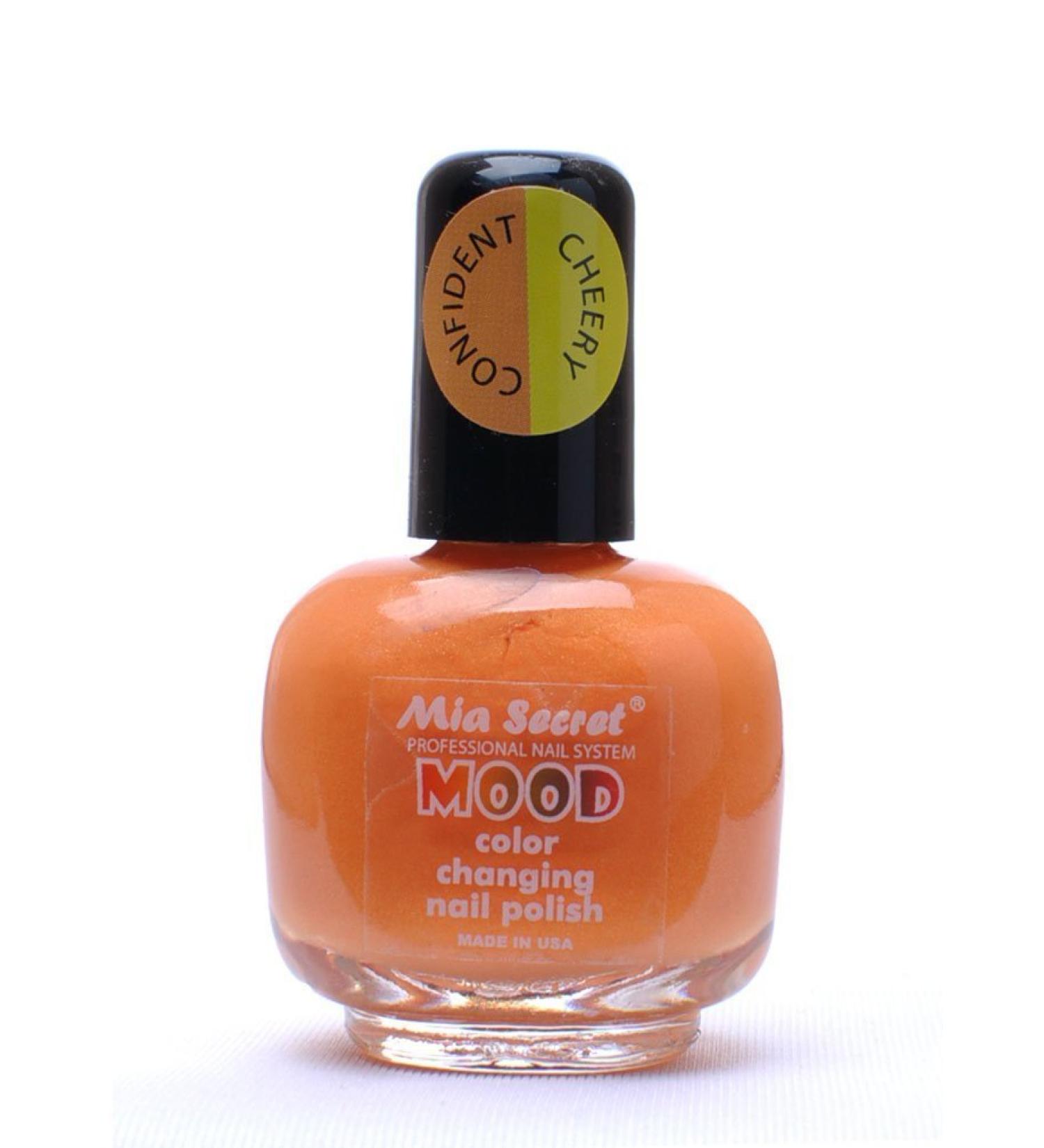 Mia Secret MOOD Color Changing Nail Polish Color changing nail polish - color: Papaya to Mango